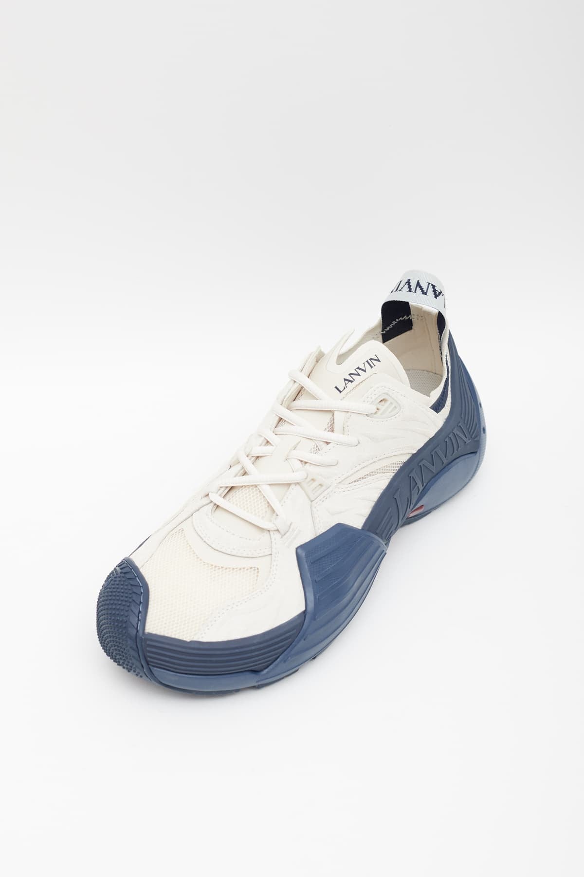 LANVIN SLATE WHITE FLASH X SNEAKERS