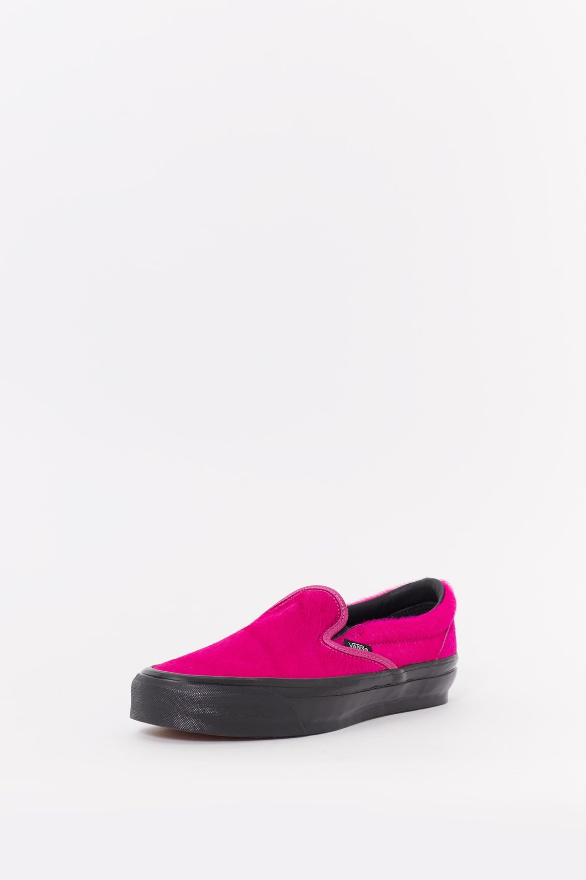 VANS OTW PONY HAIR FUCHSIA LX CLASSIC SLIP ON 98 SNEAKERS