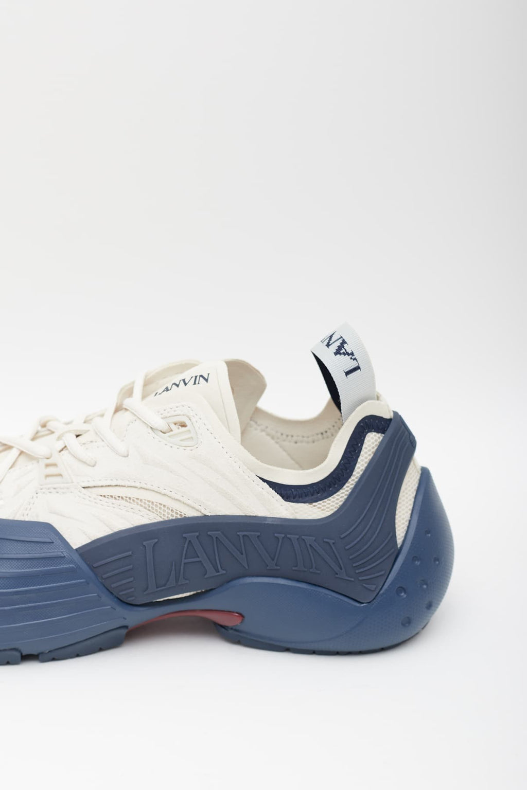 LANVIN SLATE WHITE FLASH X SNEAKERS