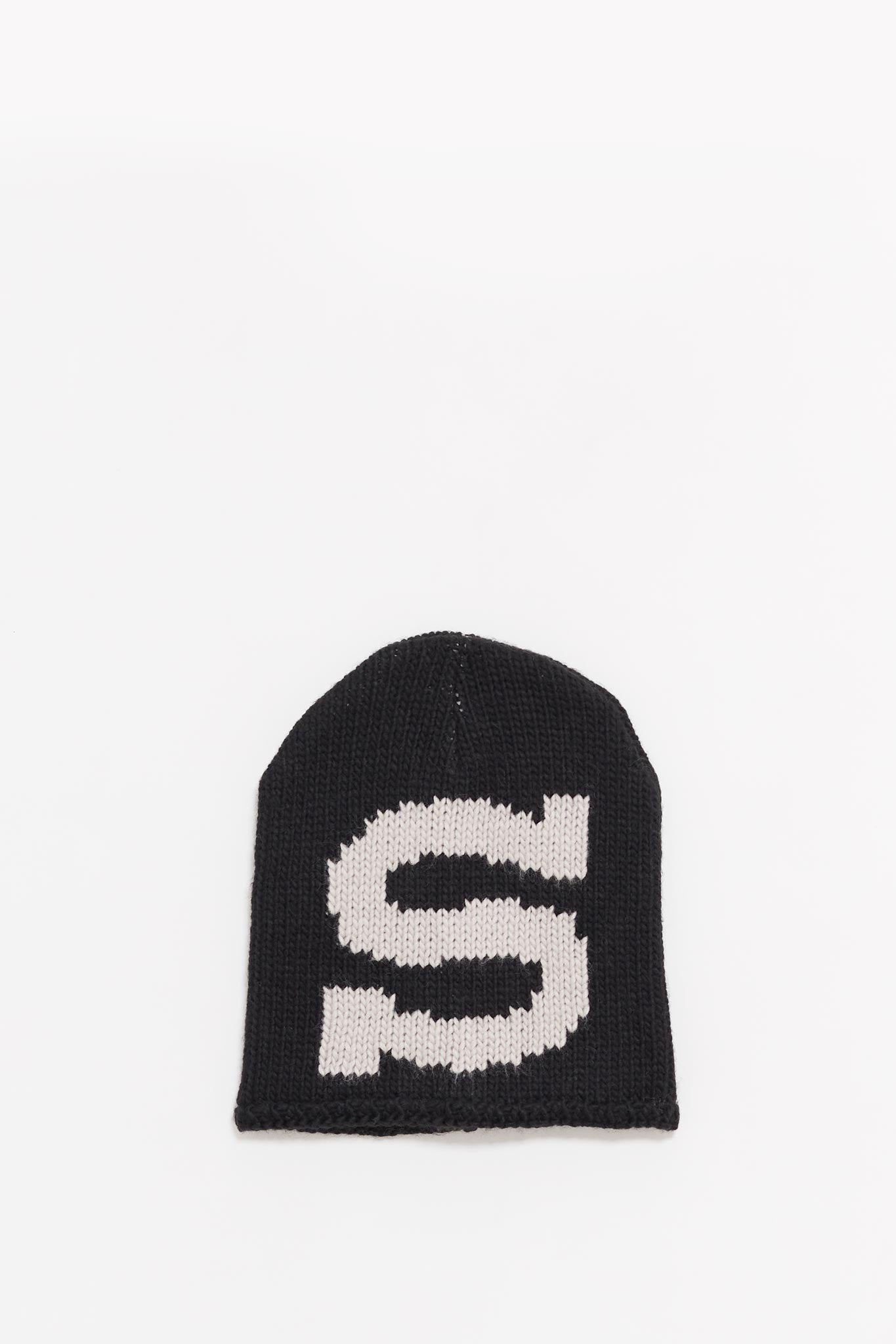 STUSSY BLACK SKULLCAP KNIT BURLY S BEANIE