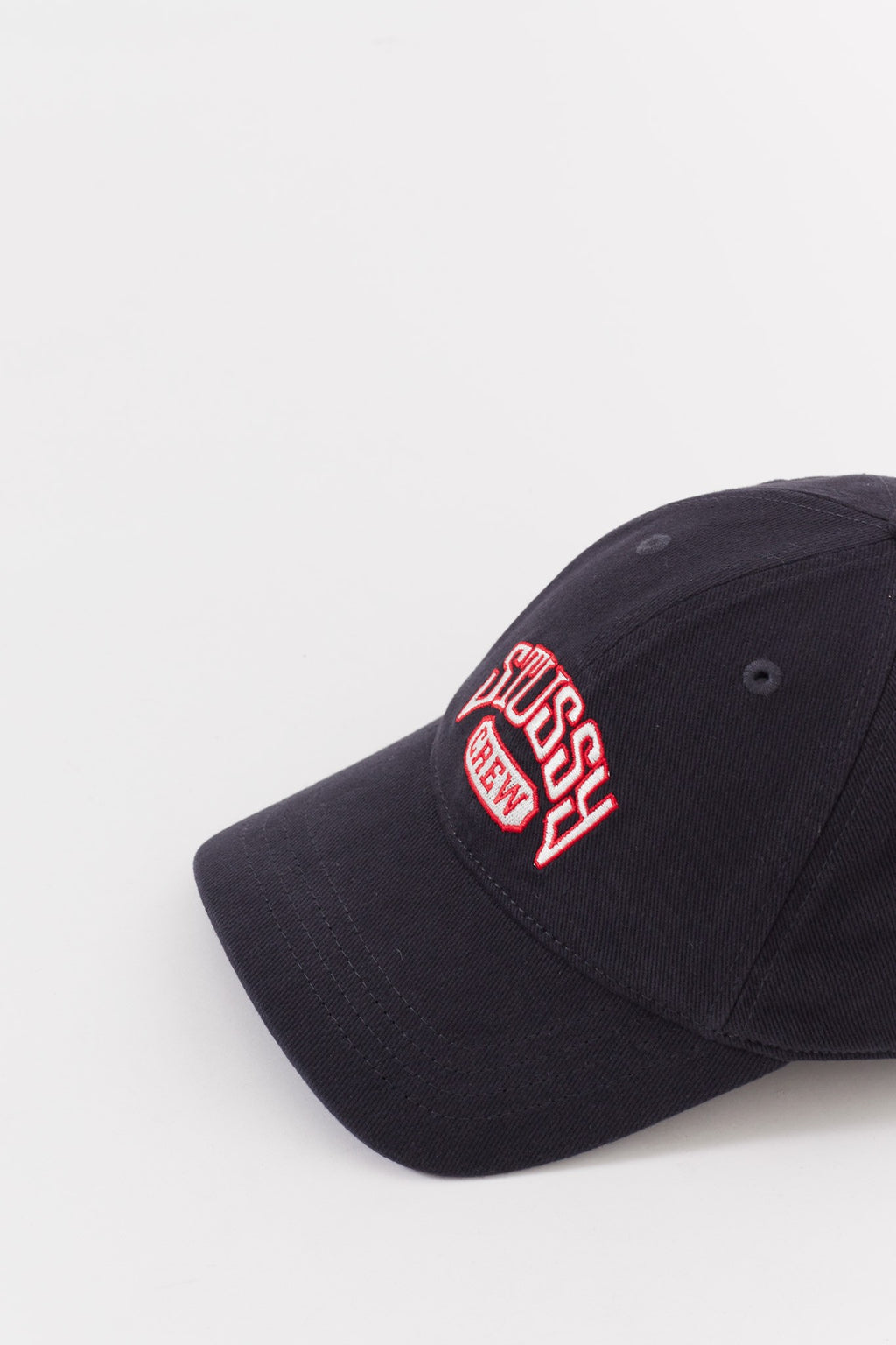 STUSSY NAVY LP CREW STRAPBACK CAP