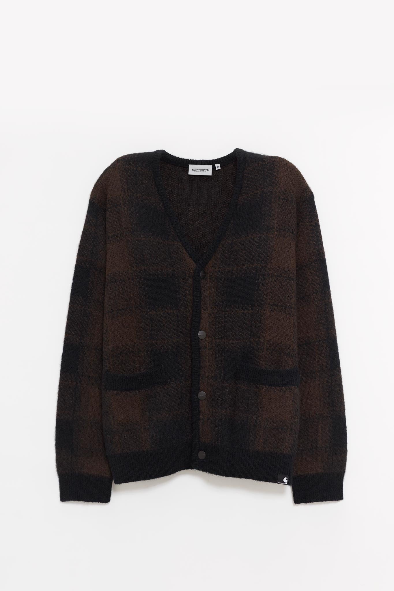 CARHARTT WIP BLACK PALISANDER EVERSON CARDIGAN