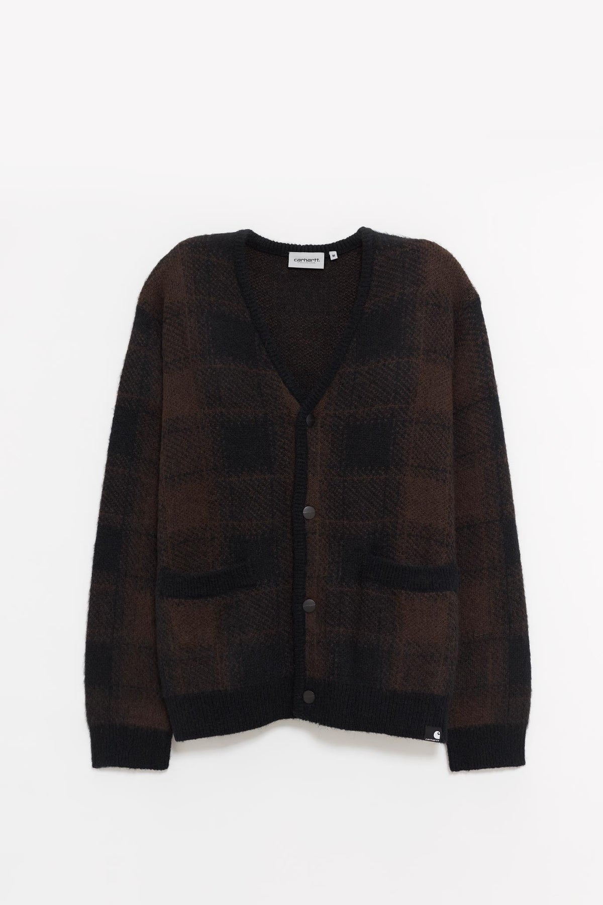 CARHARTT WIP BLACK PALISANDER EVERSON CARDIGAN