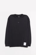 SATISFY BLACK AURALITE PLEATED LS T SHIRT