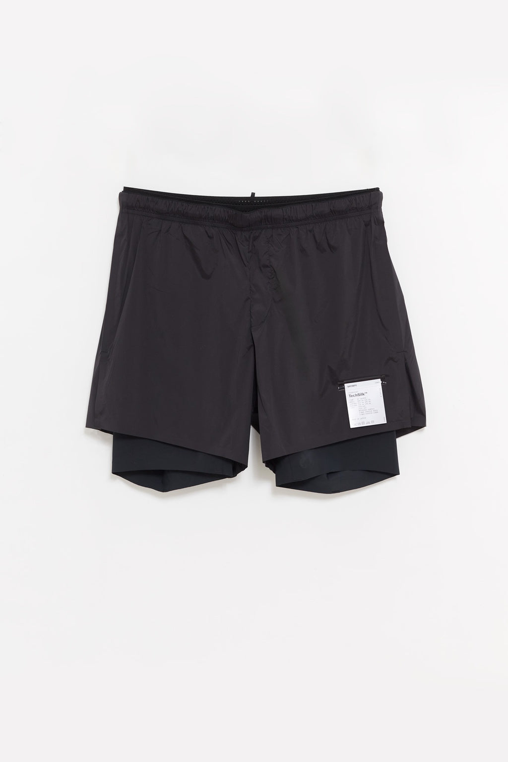 SATISFY BLACK TECHSILK 8 SHORTS
