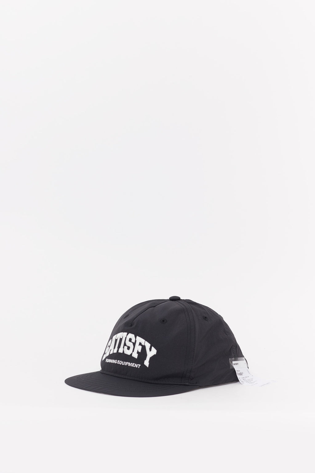 SATISFY BLACK FLITESILK 5 PANEL PINCH CAP