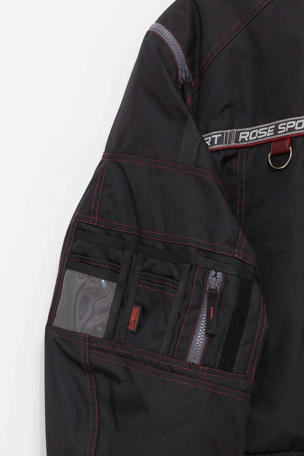 MARTINE ROSE BLACK BUMBAG JACKET