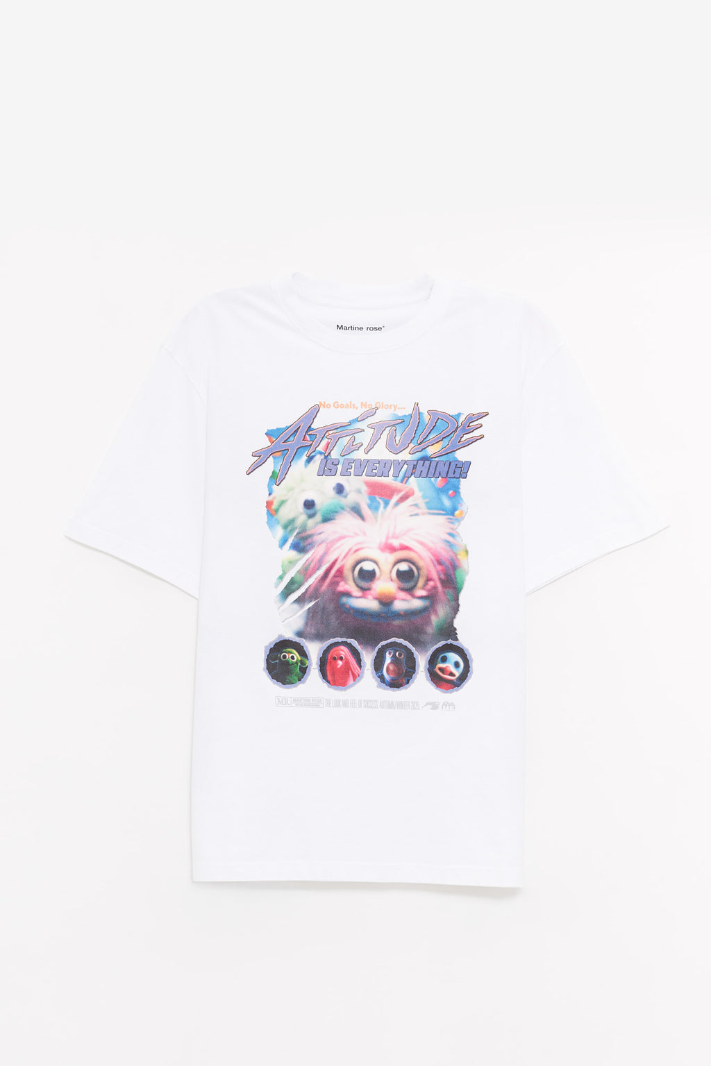MARTINE ROSE WHITE CLASSIC T SHIRT