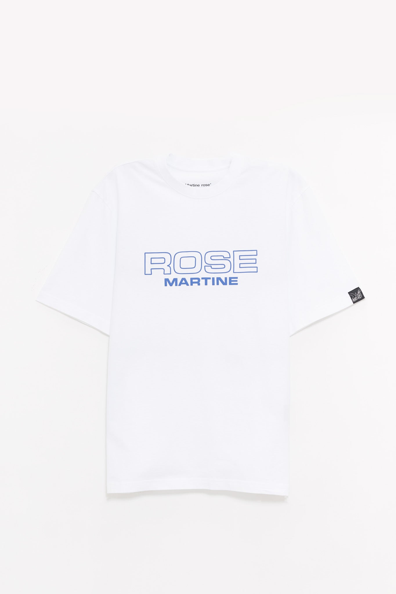 MARTINE ROSE WHITE ROSE CLASSIC T SHIRT