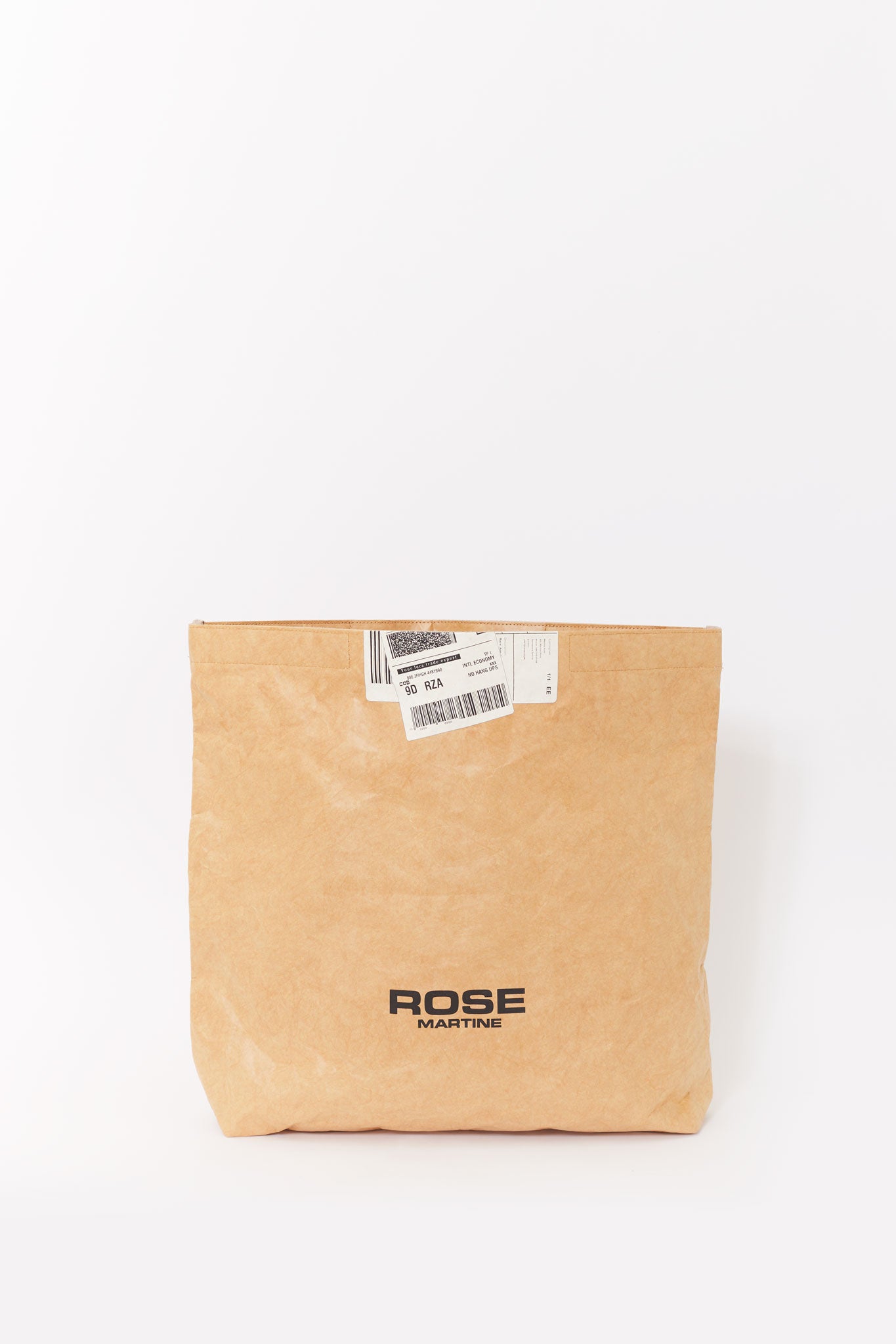 MARTINE ROSE BEIGE FOLDABLE BAG