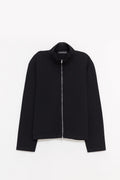 OUR LEGACY BLACK ATHLETIC SHRUNKEN FULLZIP JACKET