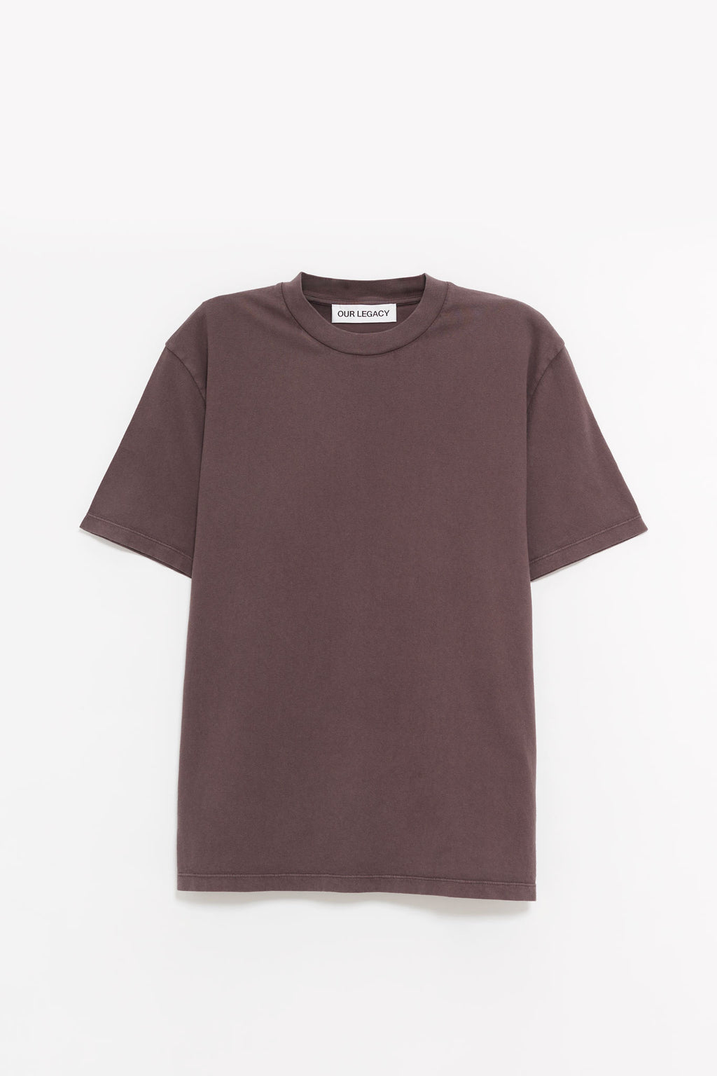OUR LEGACY WORN BROWN BOX T SHIRT