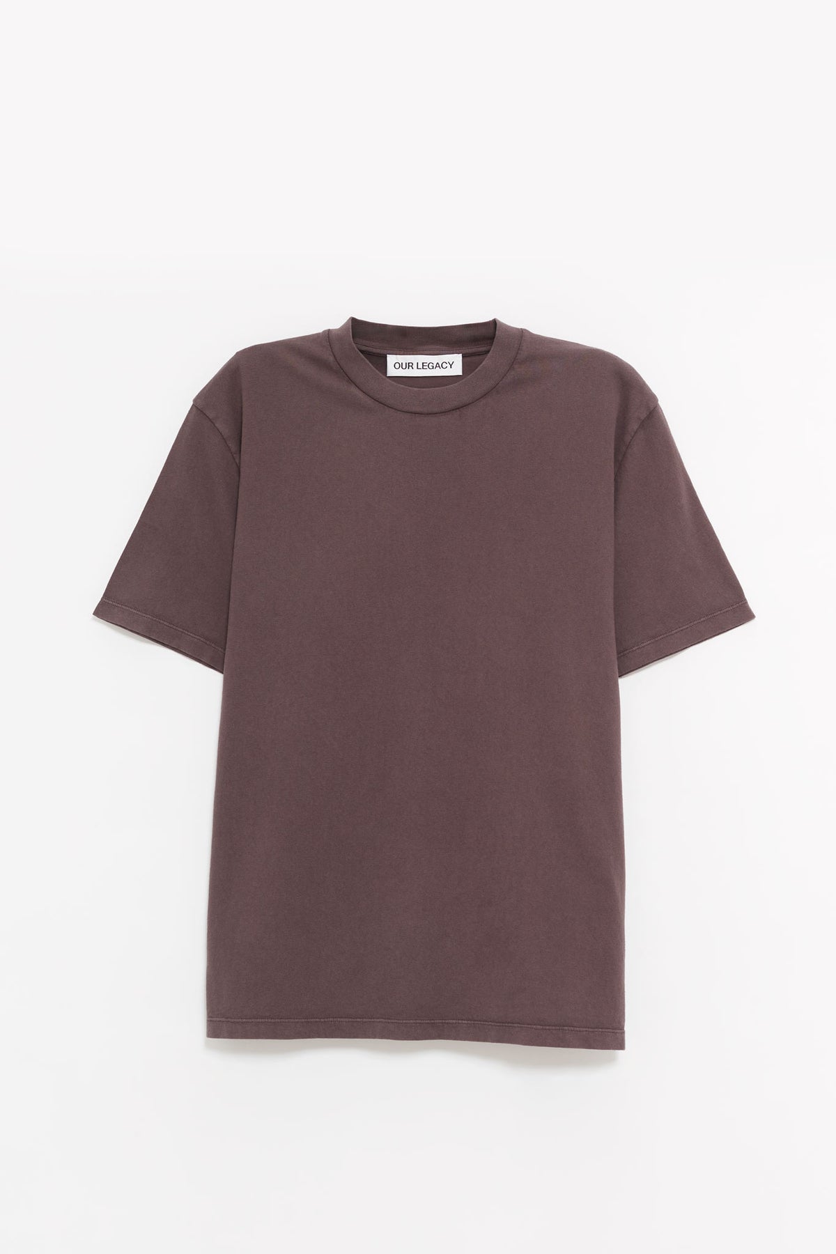 OUR LEGACY WORN BROWN BOX T SHIRT
