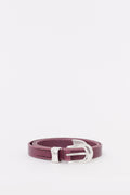 OUR LEGACY SHADOW BERRY 2CM BELT