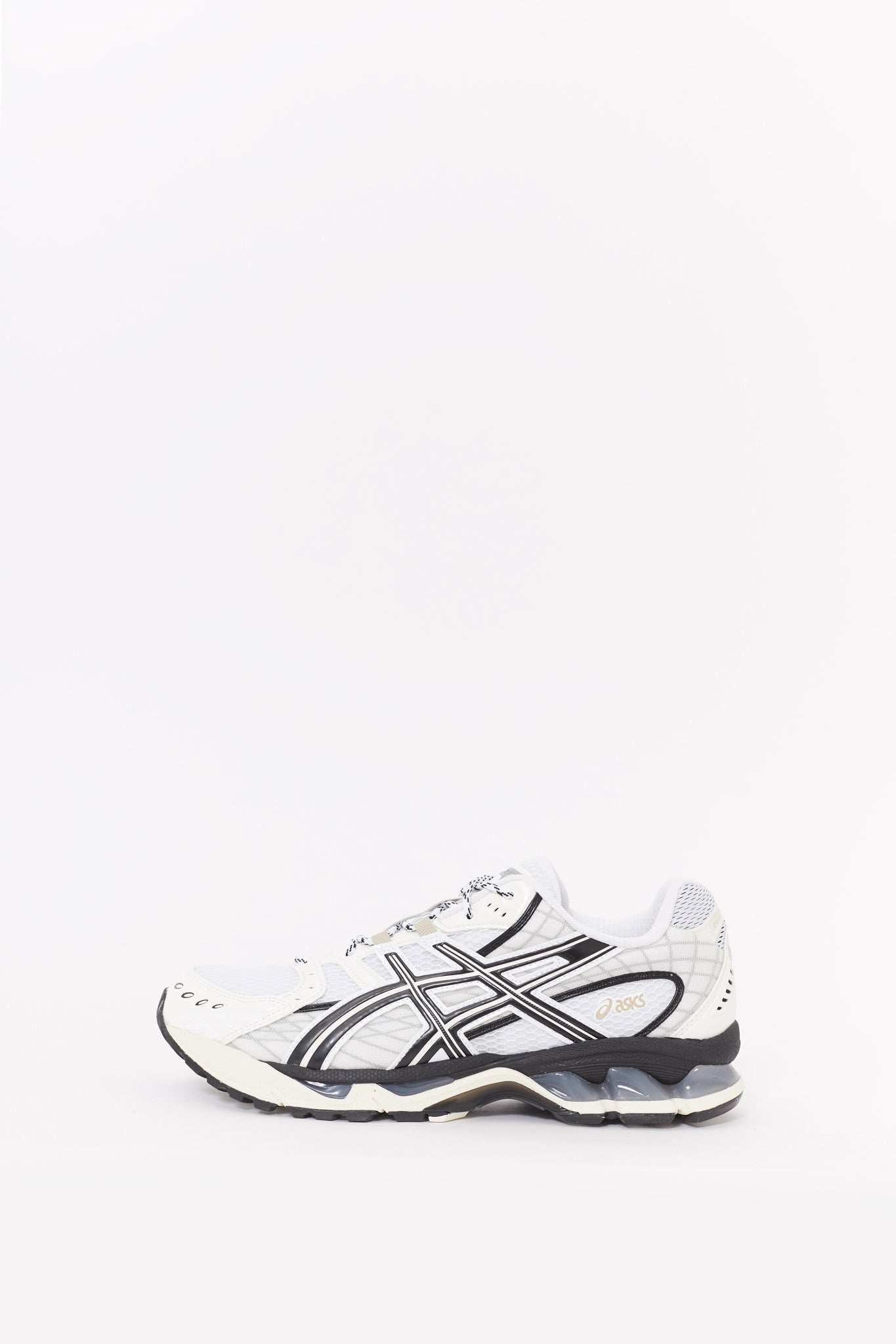 ASICS WHITE IVORY GEL NIMBUS 101 SNEAKERS