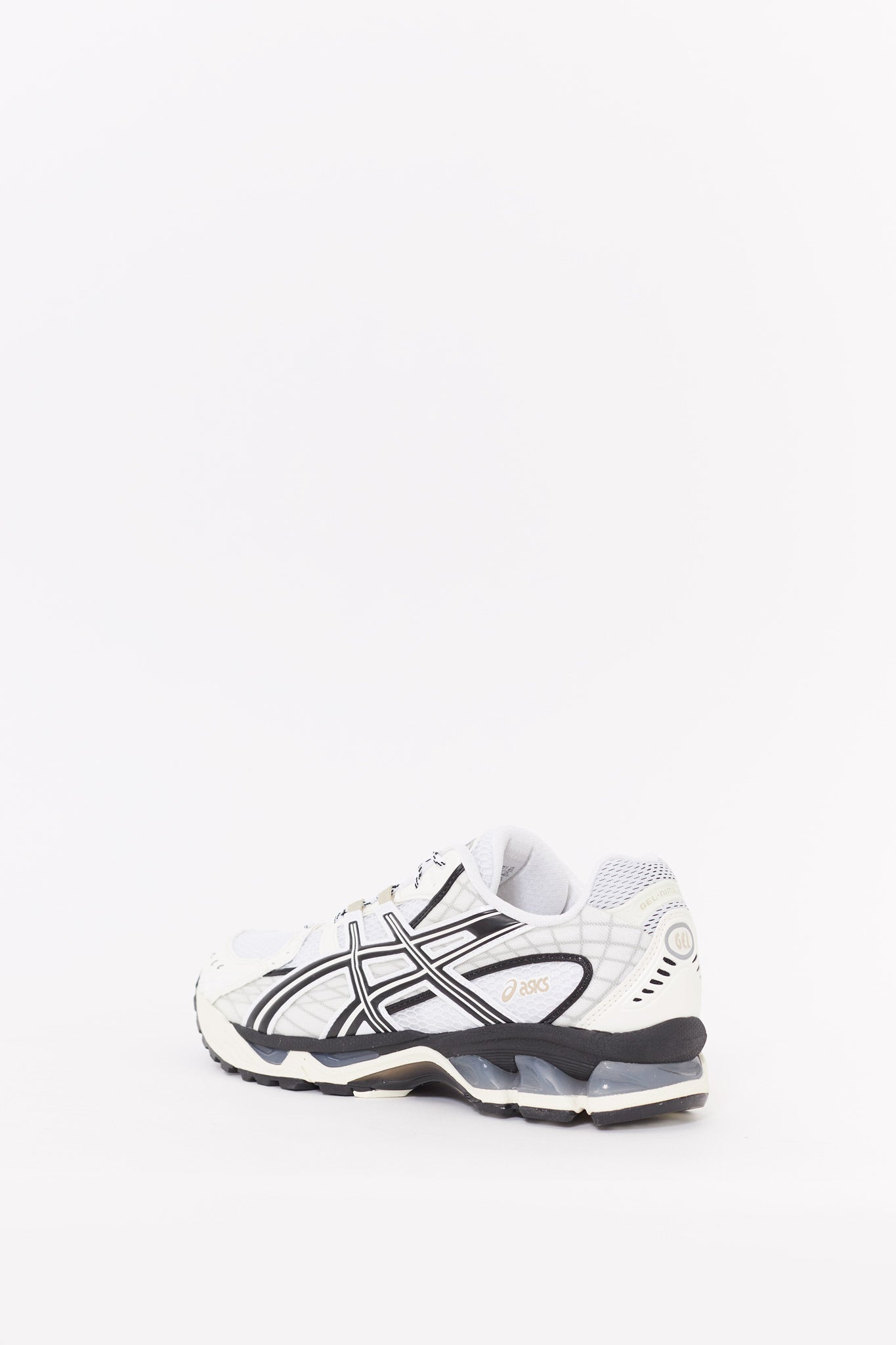 ASICS WHITE IVORY GEL NIMBUS 101 SNEAKERS