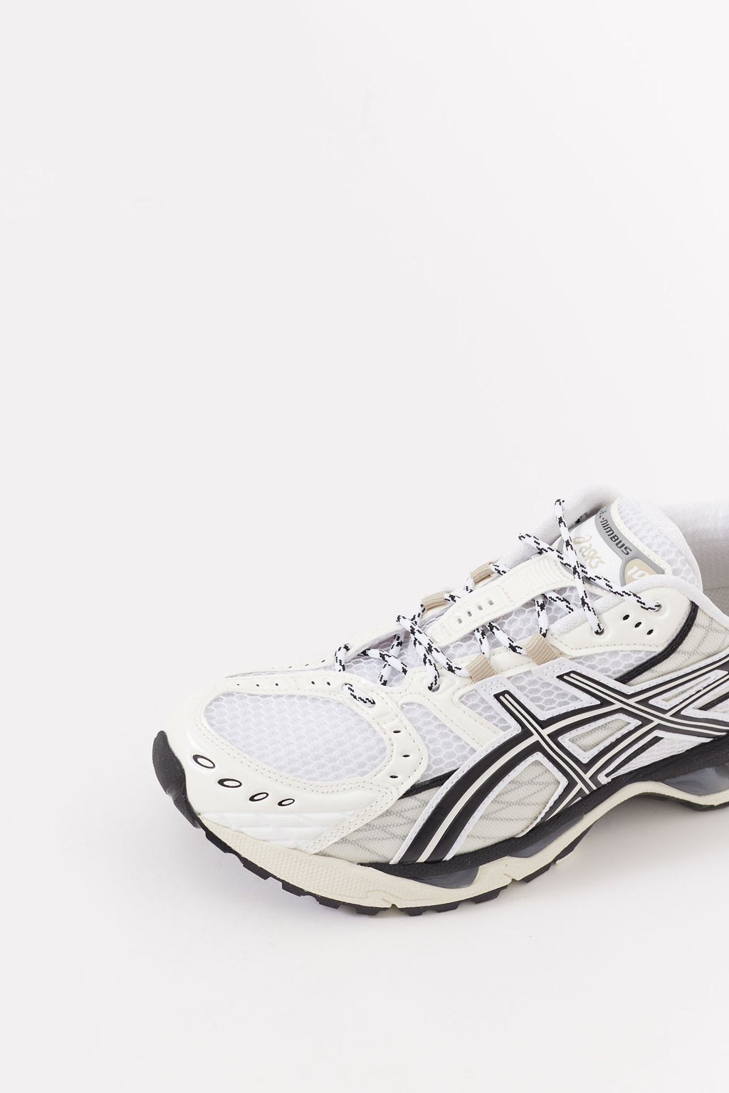 ASICS WHITE IVORY GEL NIMBUS 101 SNEAKERS