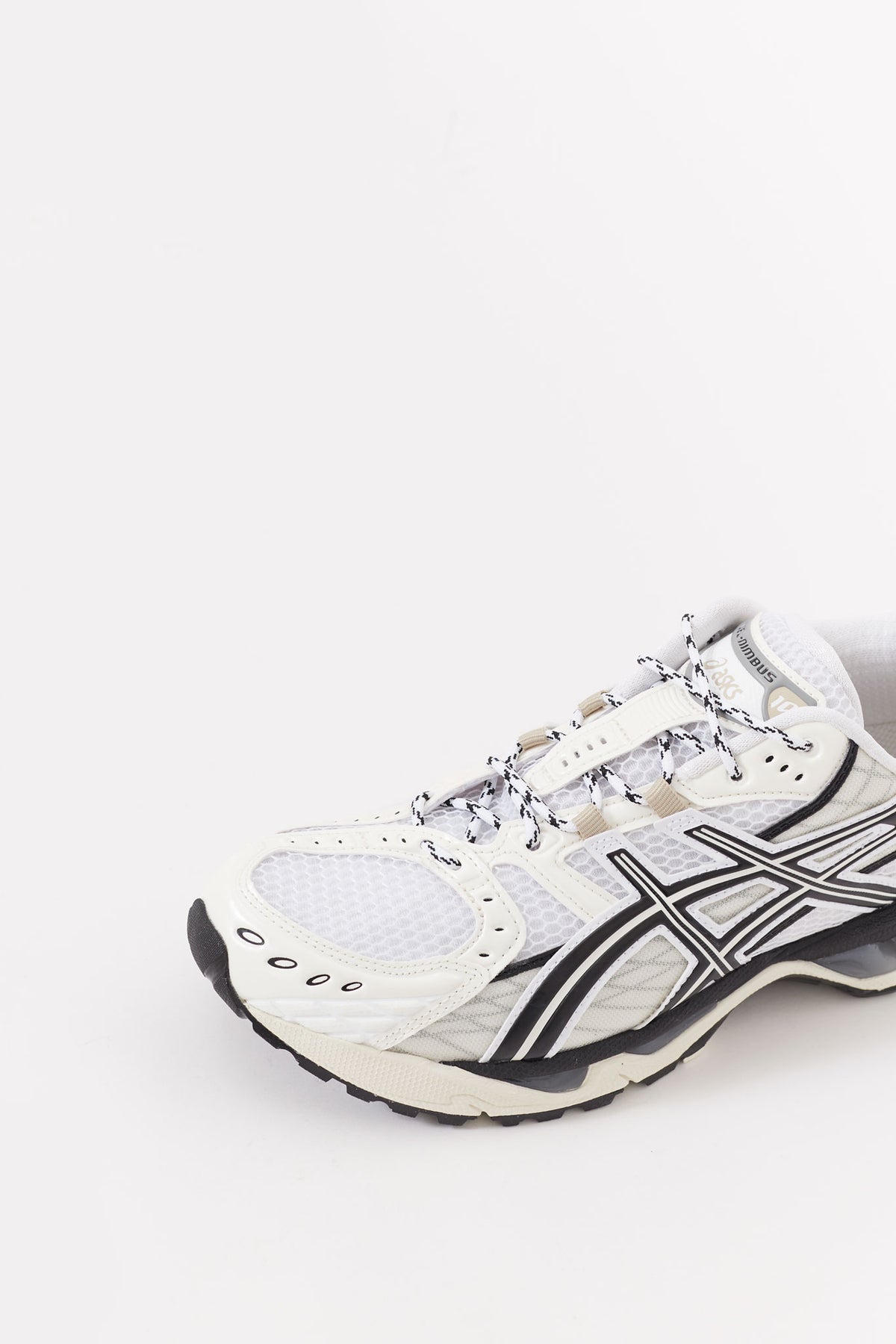 ASICS WHITE IVORY GEL NIMBUS 101 SNEAKERS