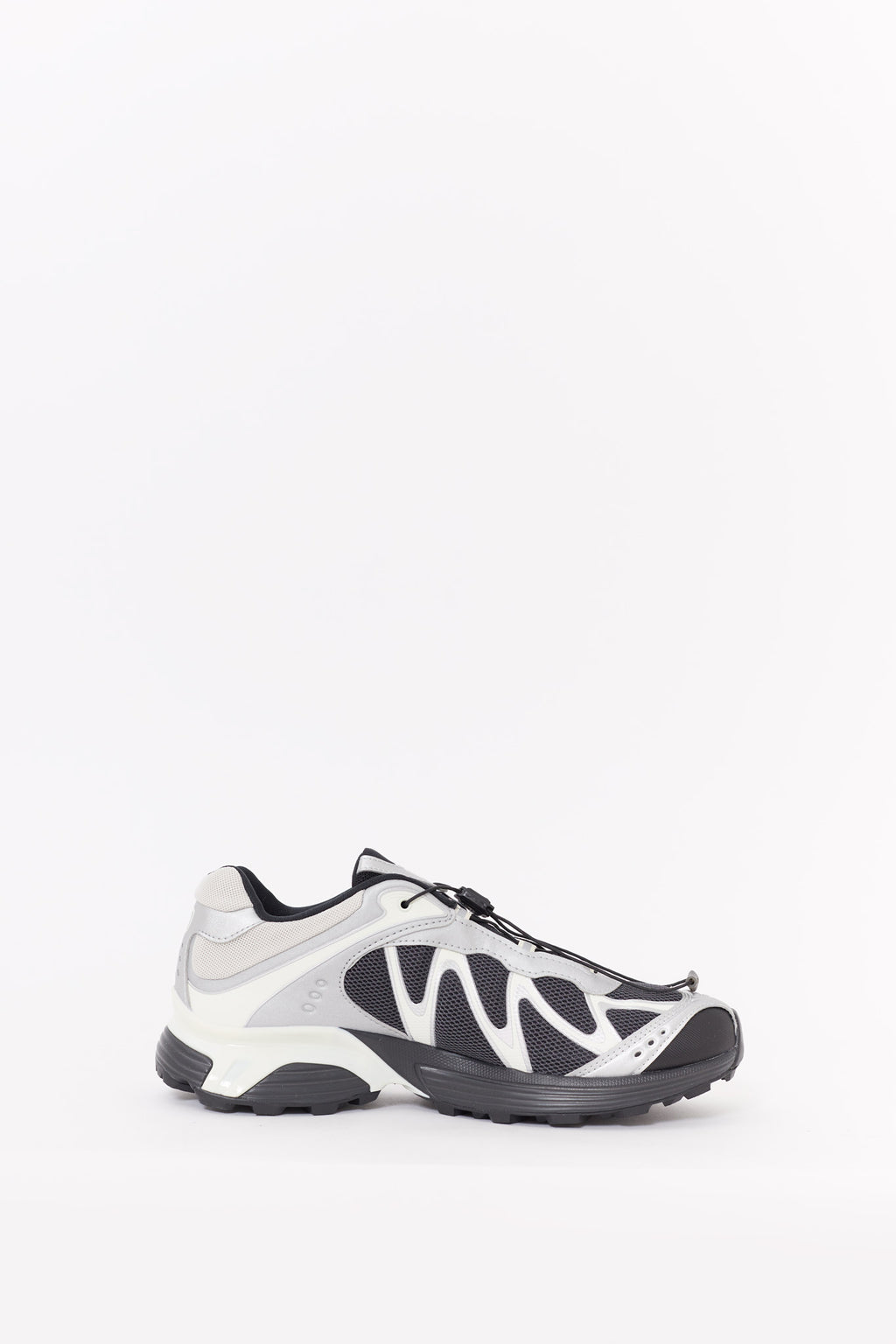 SALOMON BLACK SILVER XT WHISPER SNEAKERS