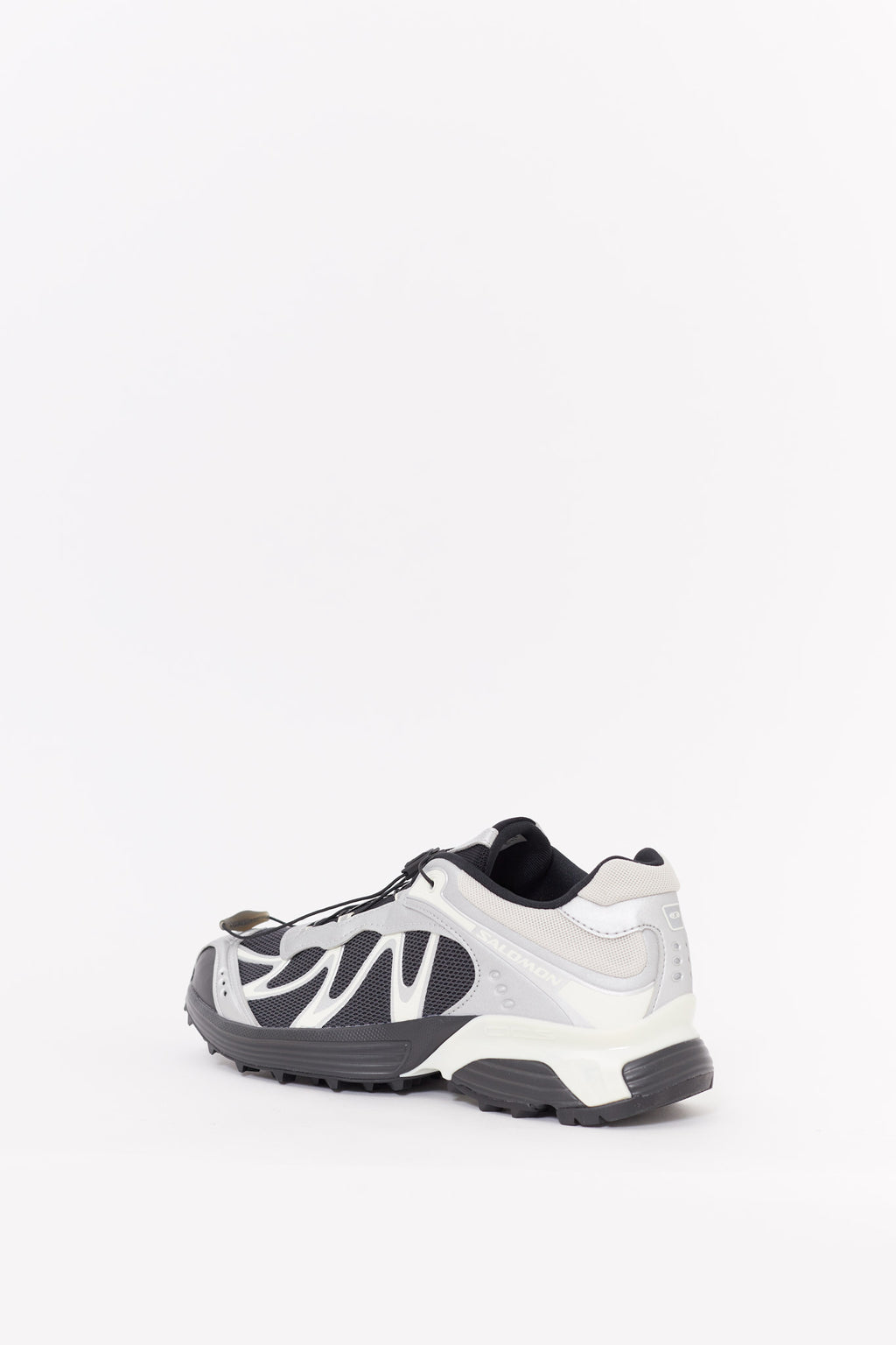 SALOMON BLACK SILVER XT WHISPER SNEAKERS