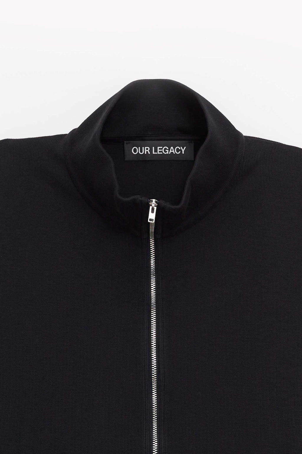 OUR LEGACY BLACK ATHLETIC SHRUNKEN FULLZIP JACKET