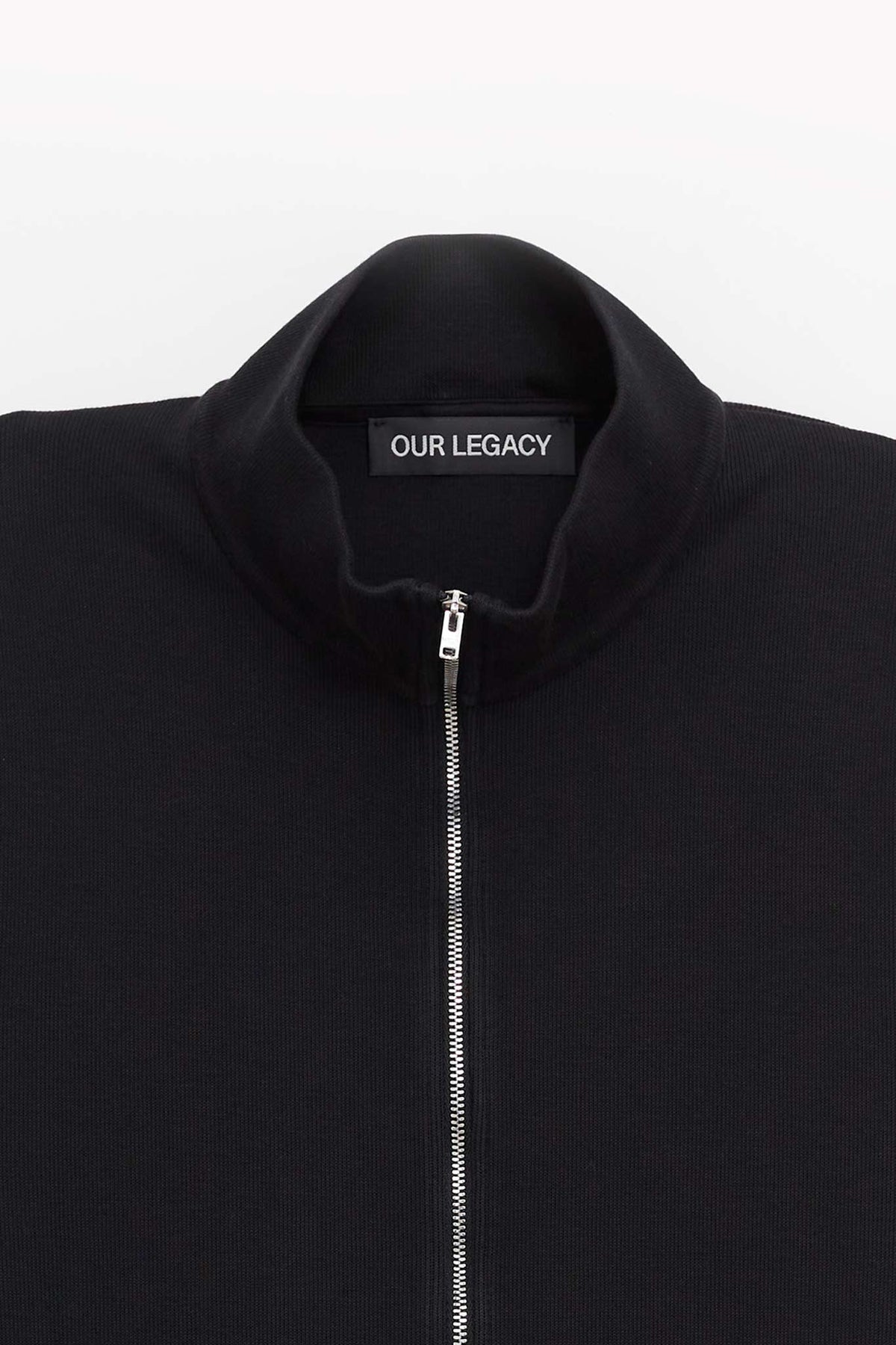 OUR LEGACY BLACK ATHLETIC SHRUNKEN FULLZIP JACKET