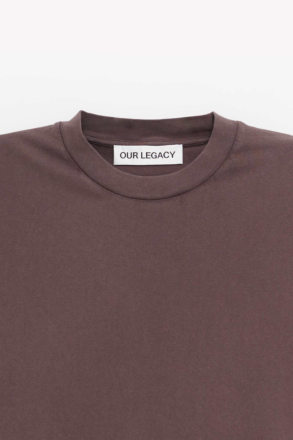 OUR LEGACY WORN BROWN BOX T SHIRT
