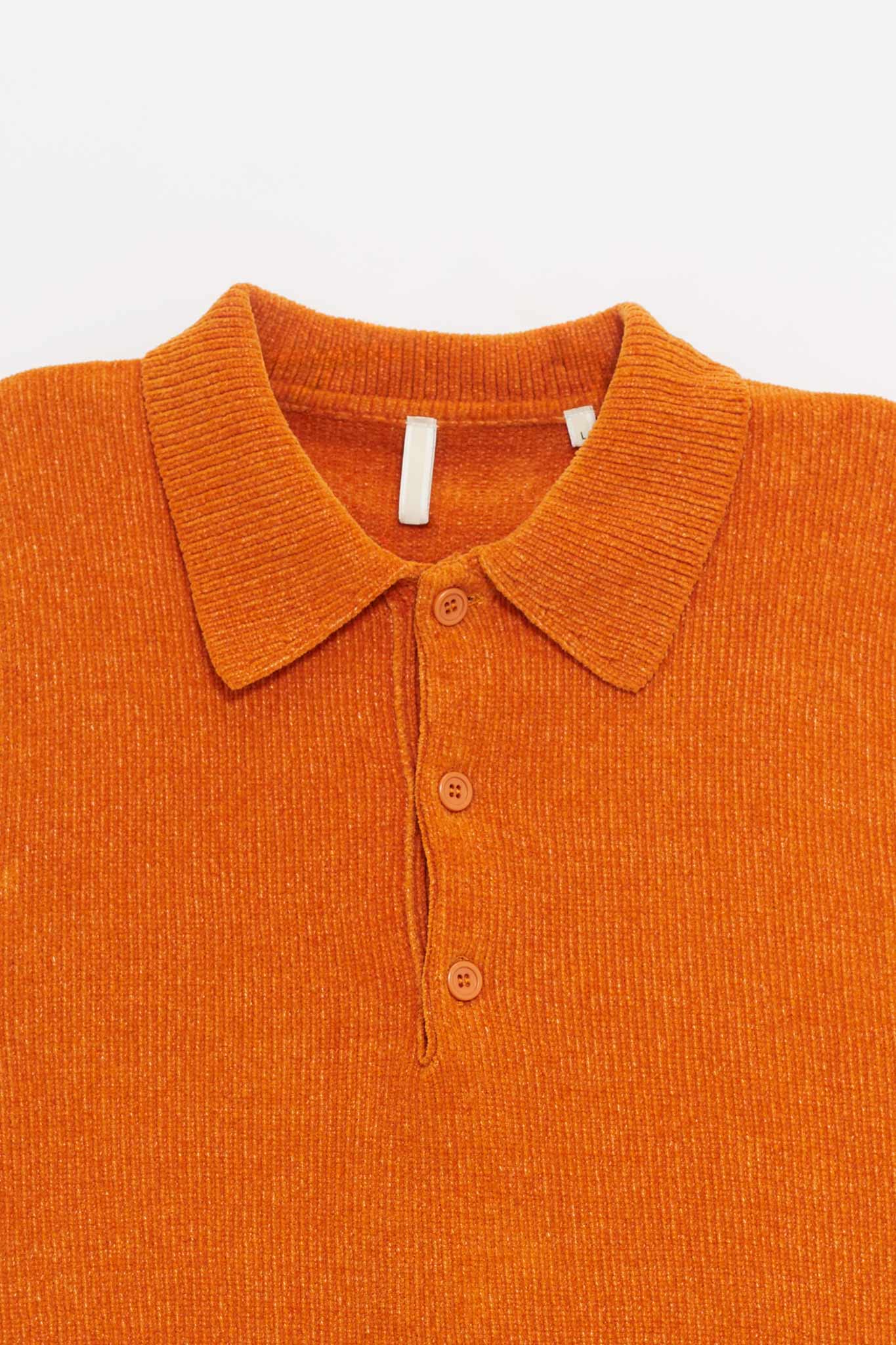 SUNFLOWER ORANGE CHENILE POLO