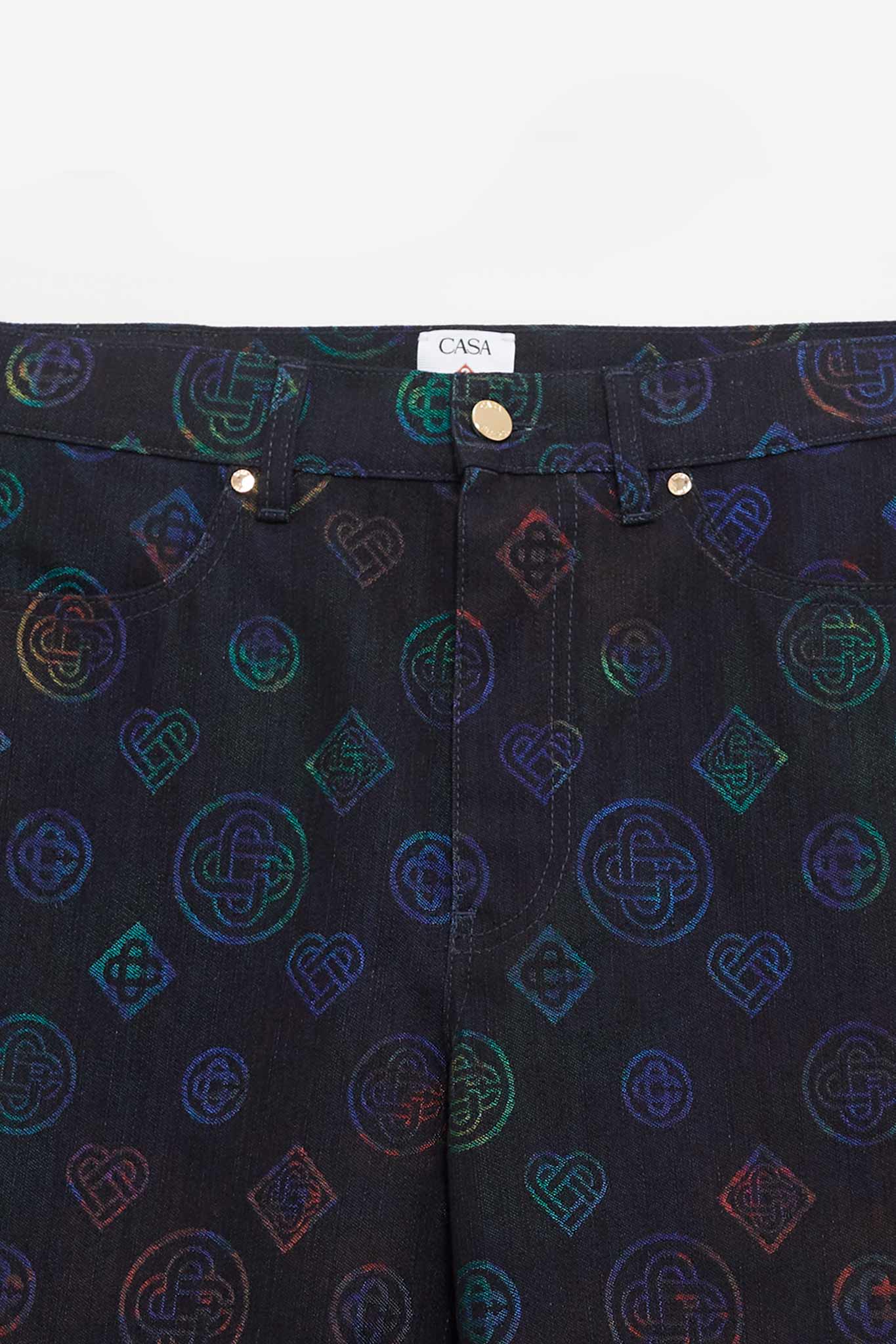 CASABLANCA HEATMAP HEATMAP DENIM JEANS