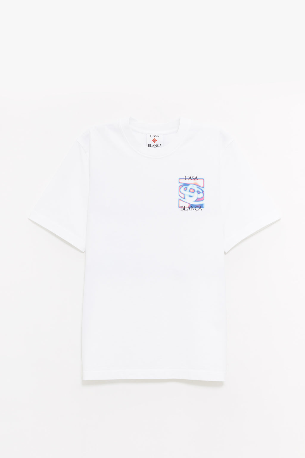 CASABLANCA WHITE HEATMAP CLASSIC T SHIRT
