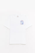 CASABLANCA WHITE HEATMAP CLASSIC T SHIRT