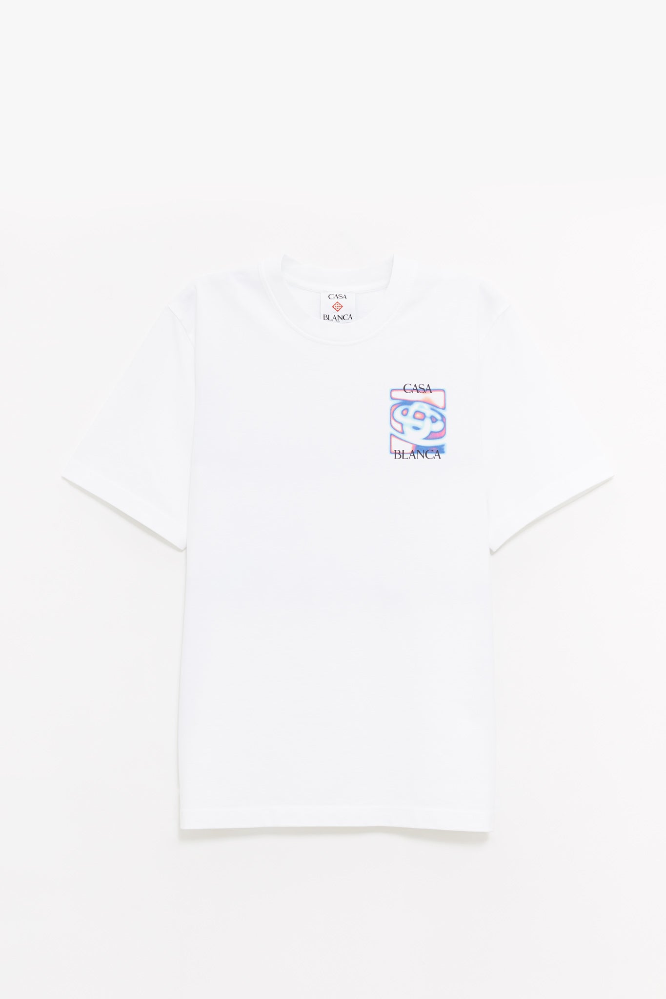 CASABLANCA WHITE HEATMAP CLASSIC T SHIRT