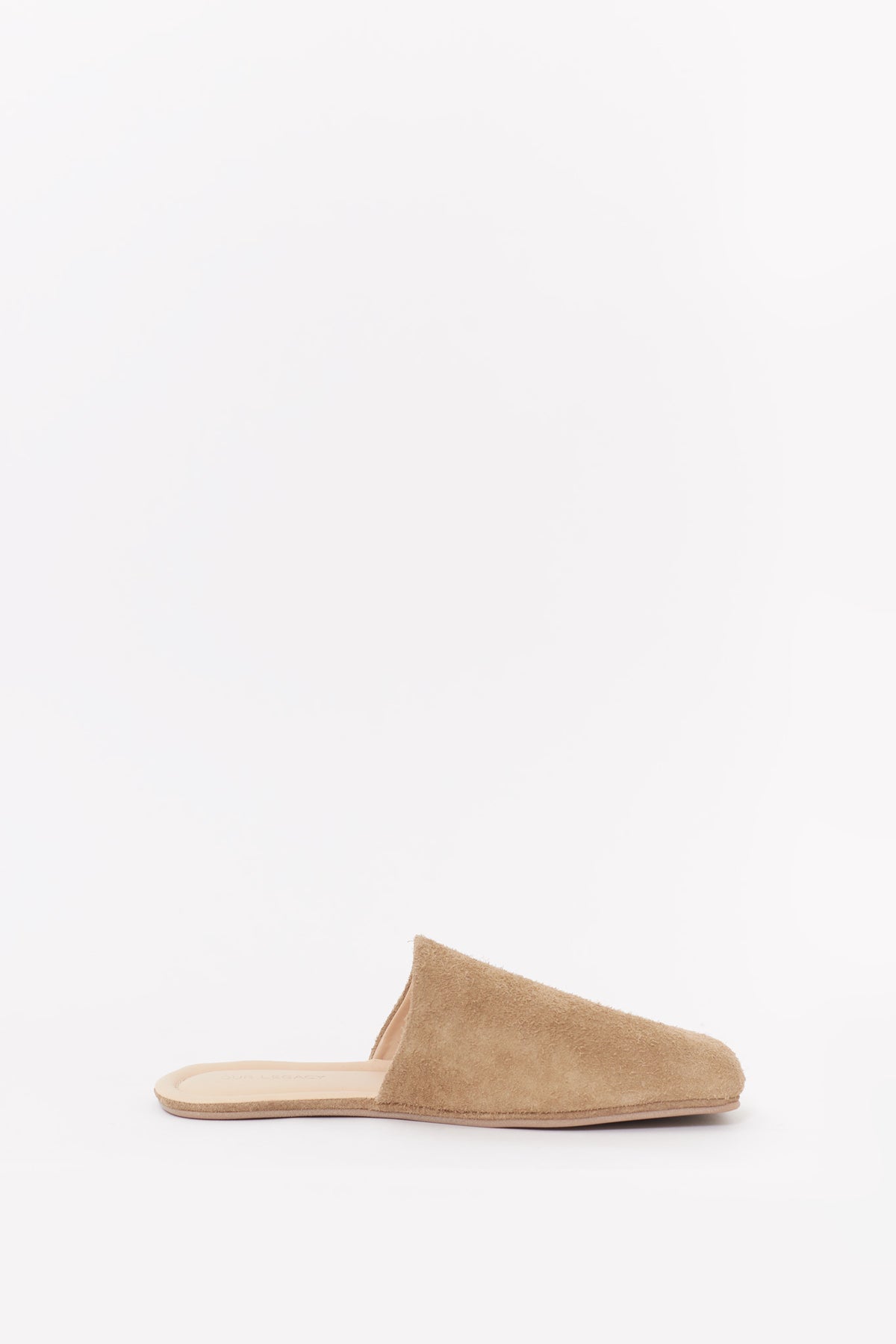 OUR LEGACY CEDAR SPECKLED SUEDE CIGARR SLIPPERS