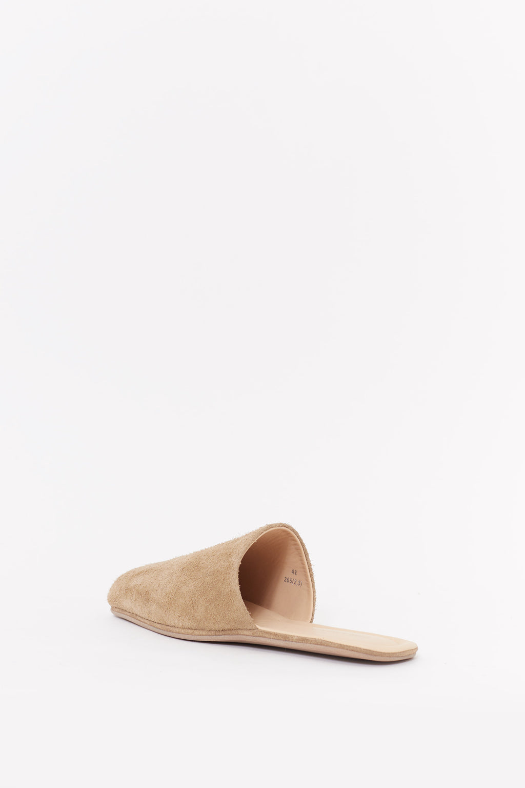 OUR LEGACY CEDAR SPECKLED SUEDE CIGARR SLIPPERS