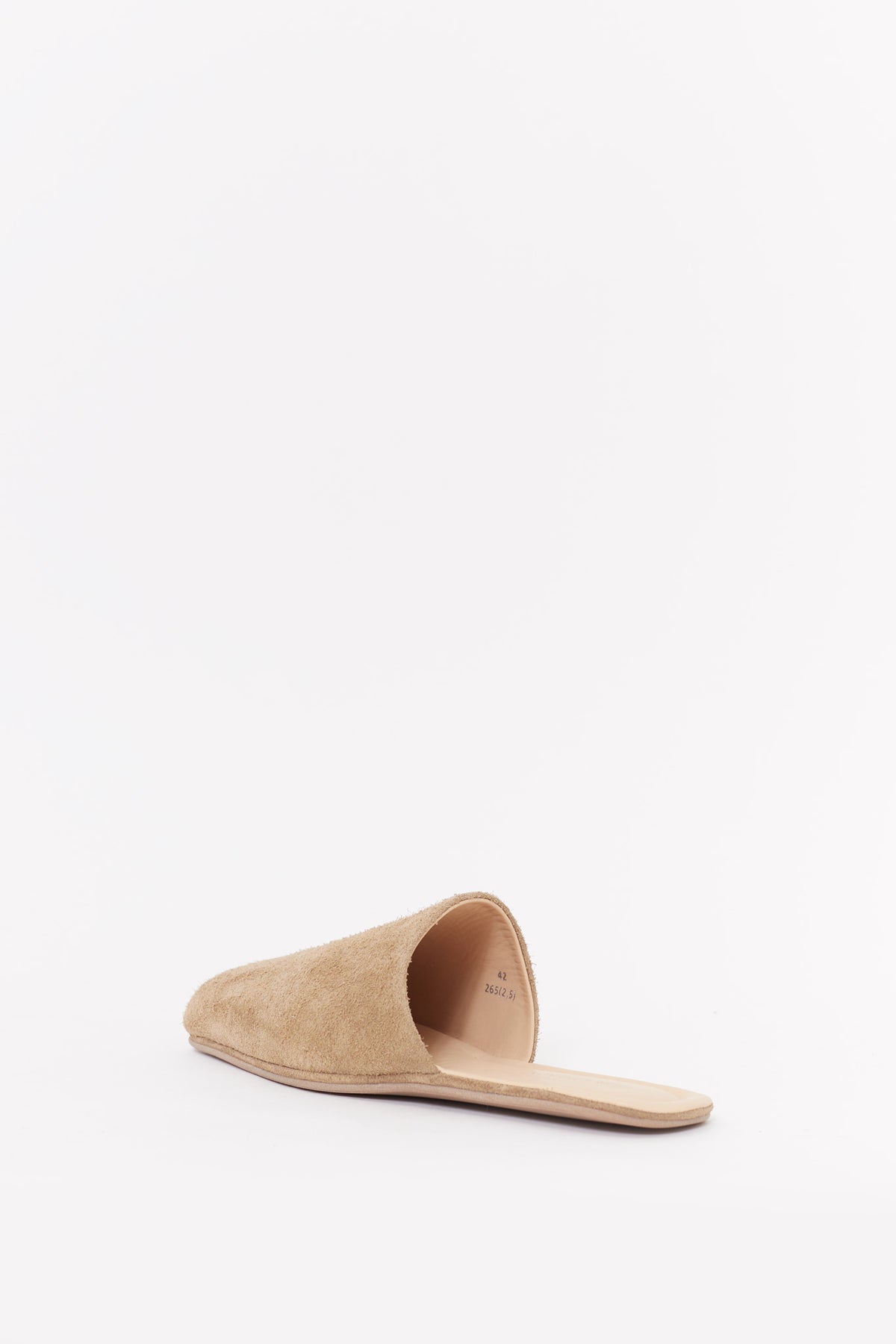 OUR LEGACY CEDAR SPECKLED SUEDE CIGARR SLIPPERS