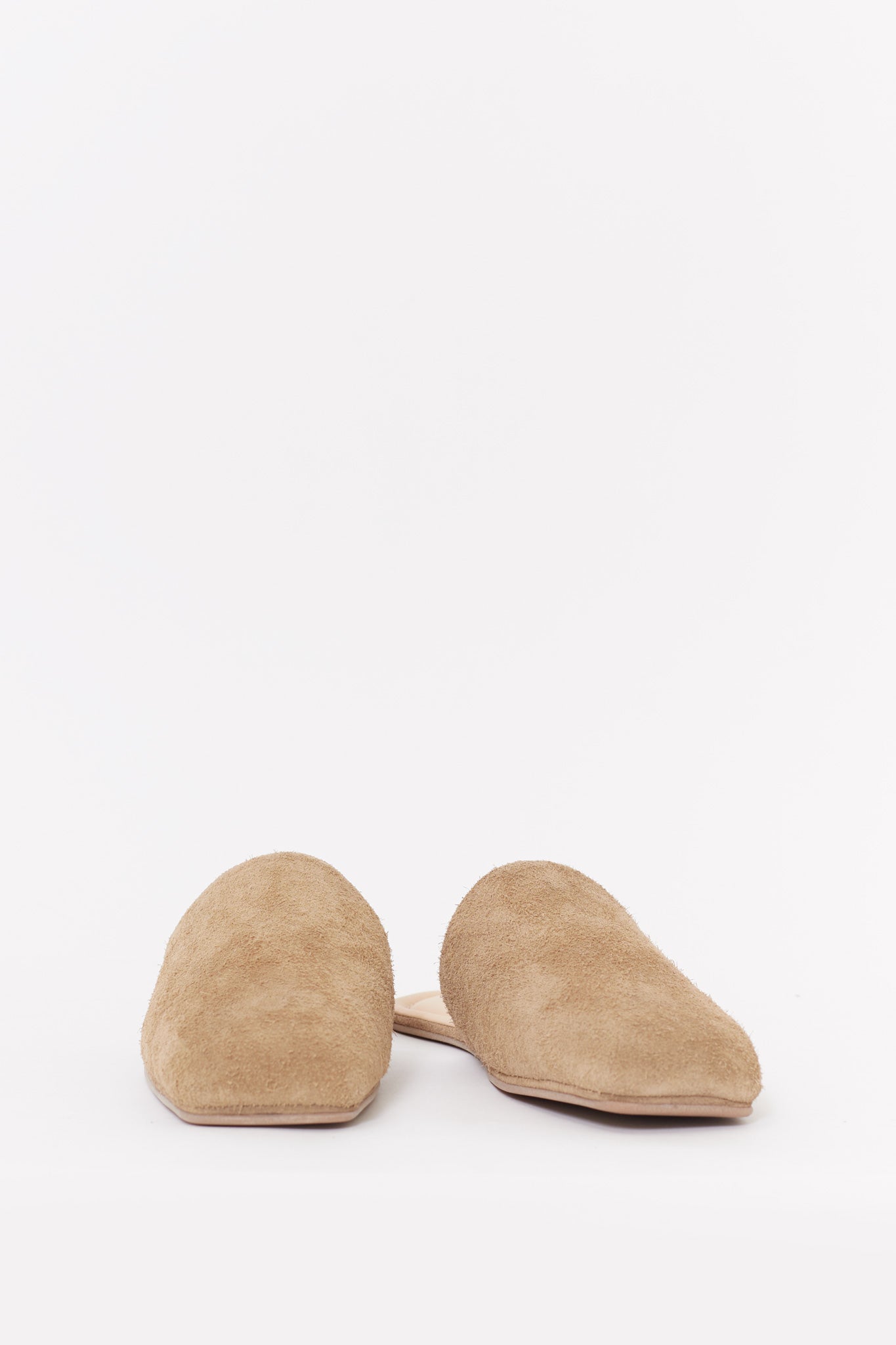 OUR LEGACY CEDAR SPECKLED SUEDE CIGARR SLIPPERS