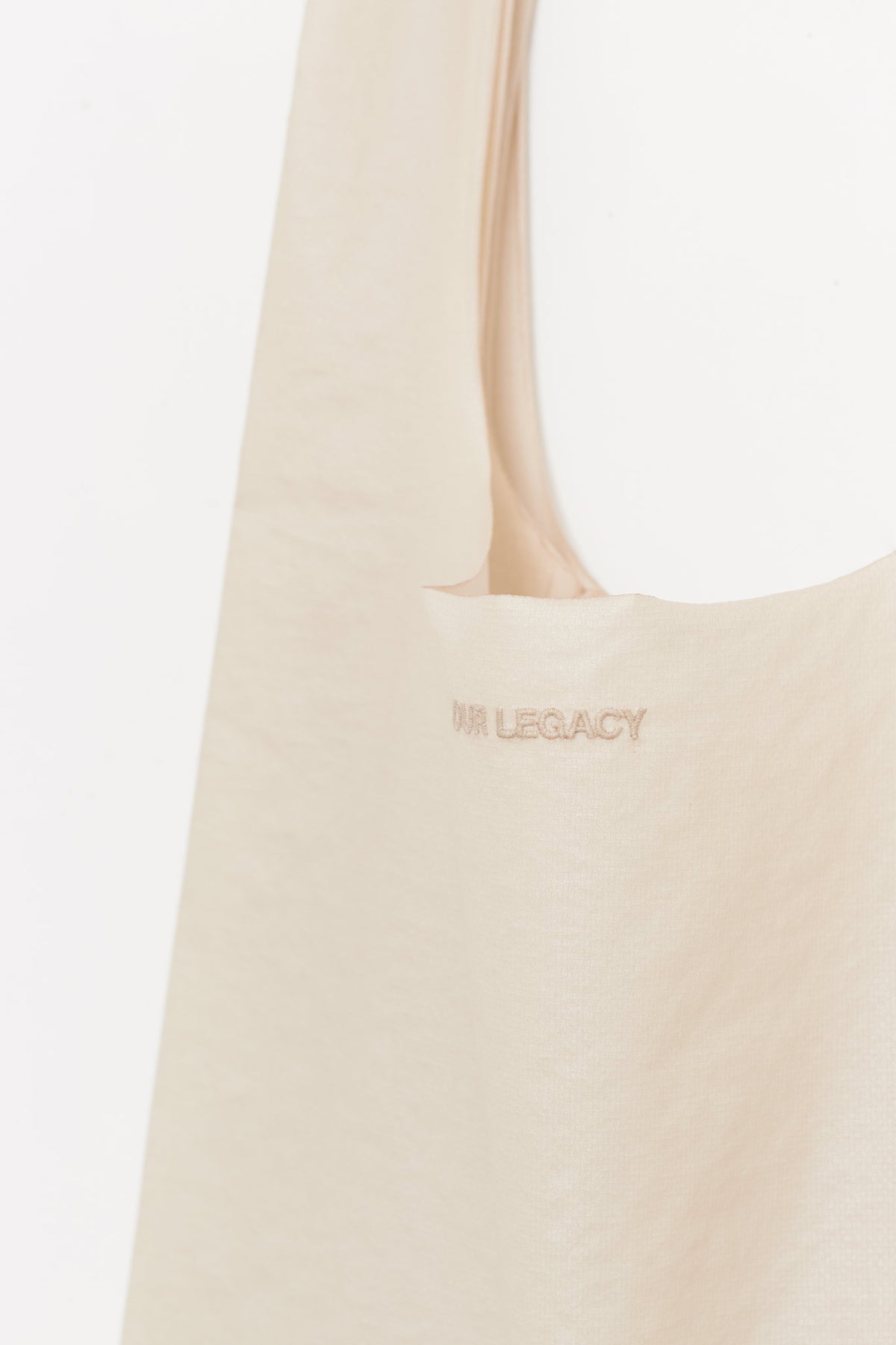 OUR LEGACY PORCELAIN NYLOGUARD GRID GROCERY BAG