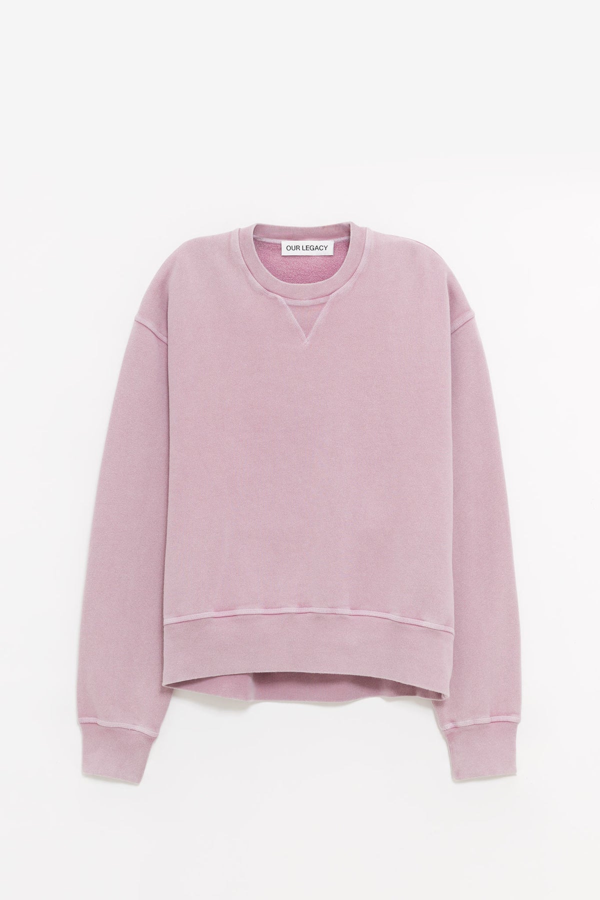 OUR LEGACY GENTLEMENS PINK STAR FLEECE BASE SWEATSHIRT