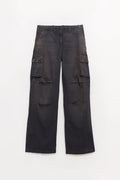 OUR LEGACY NEBULA WASH JUNGLE HERRINGBONE PEAK CARGO TROUSER