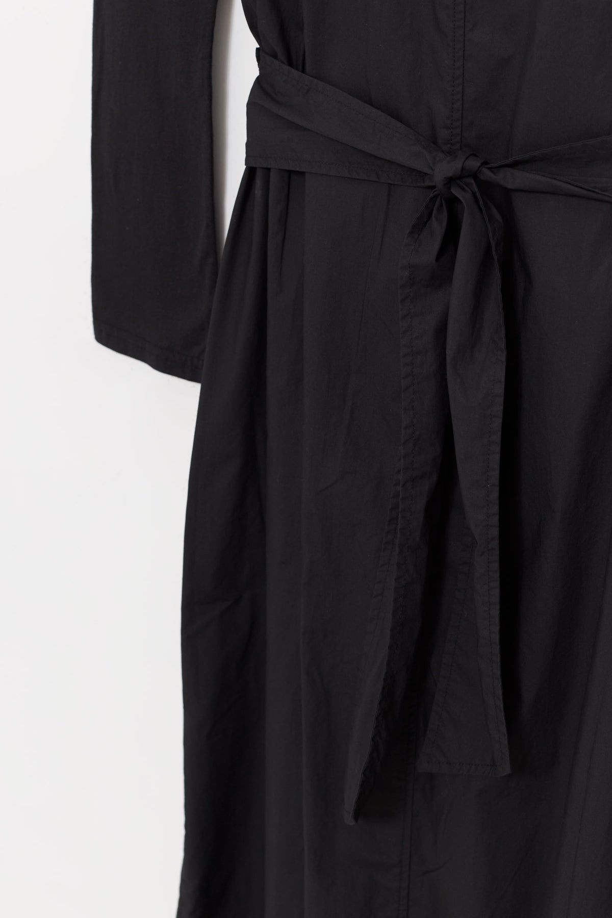 OUR LEGACY VOID BLACK CLEAN JERSEY TWISTED DRESS