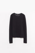 OUR LEGACY BLACK STOCKING JERSEY SUPER SLIM LONGSLEEVE T SHIRT