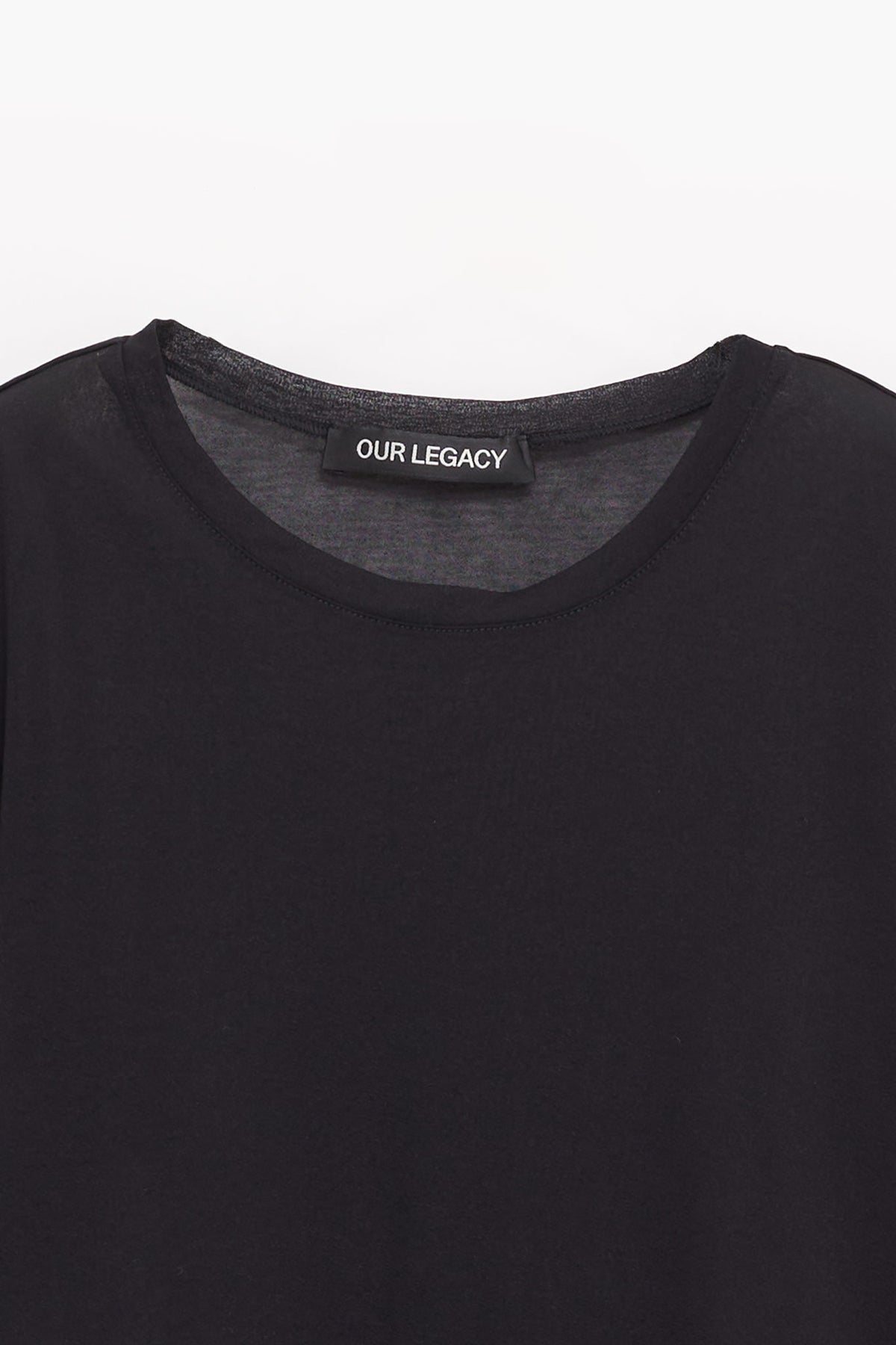 OUR LEGACY BLACK STOCKING JERSEY SUPER SLIM LONGSLEEVE T SHIRT