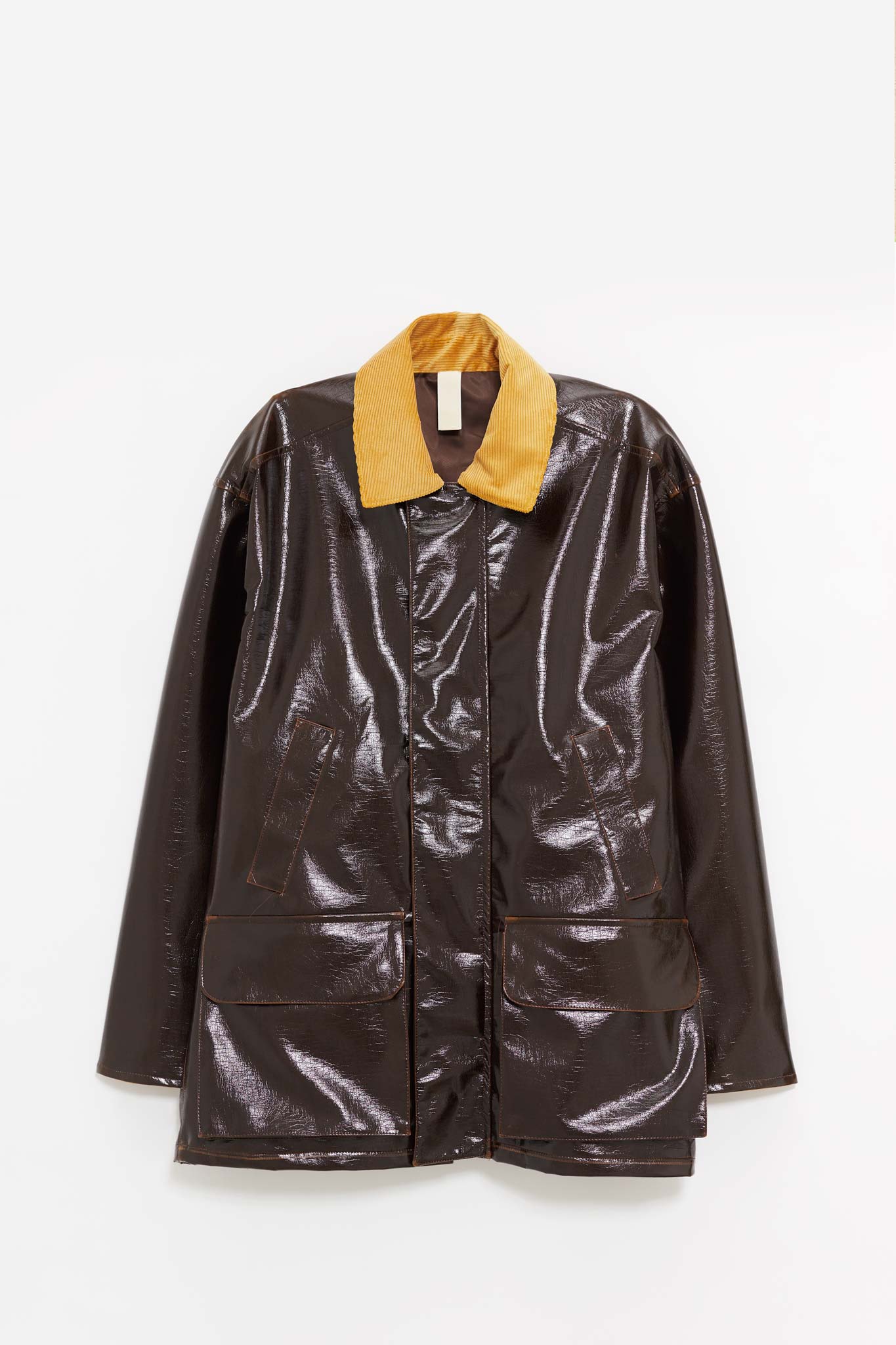 SUNFLOWER BROWN VINYL LEISURE JACKET
