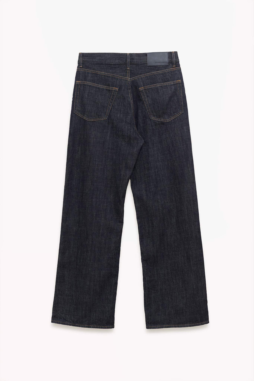 SUNFLOWER SIMPLE RINSE BLUE RELAXED BOOT JEANS