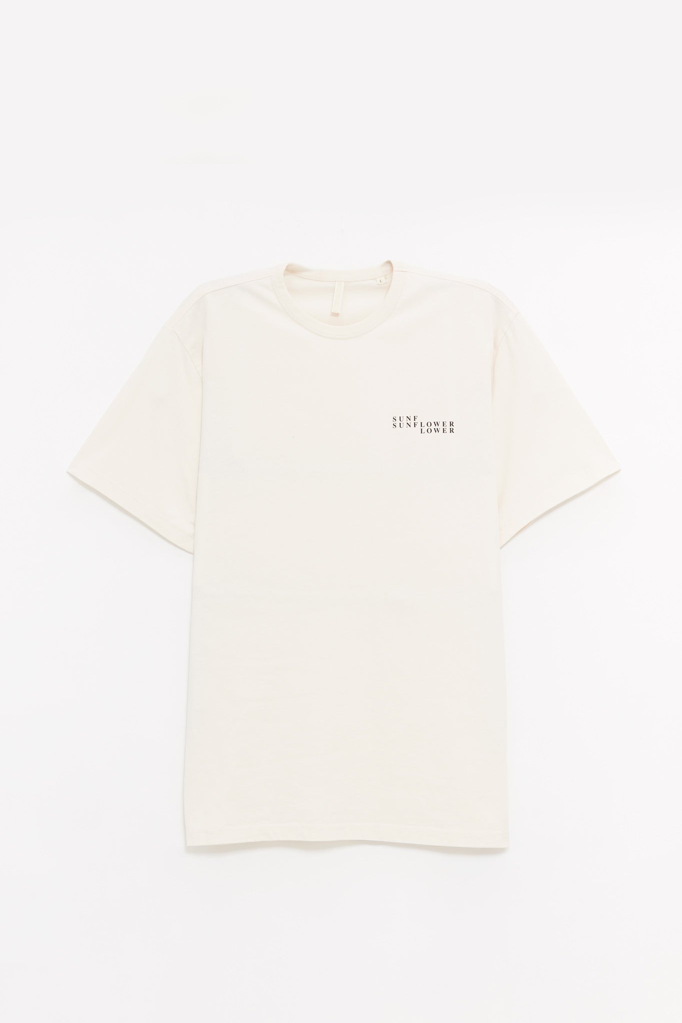 SUNFLOWER OFF WHITE LOGO TEE
