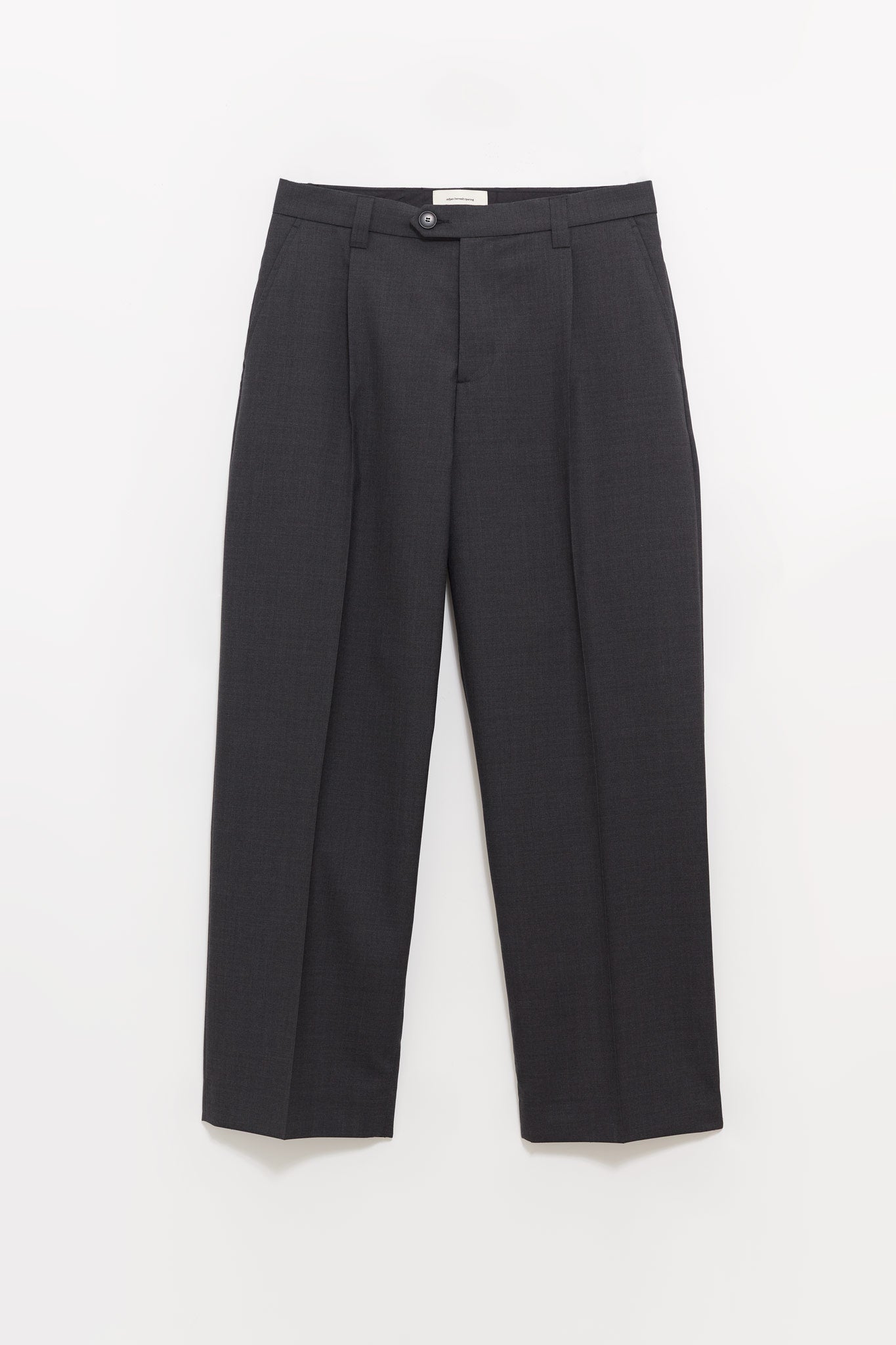 MFPEN DARK GREY TROPICAL WOOL SERVICE TROUSERS