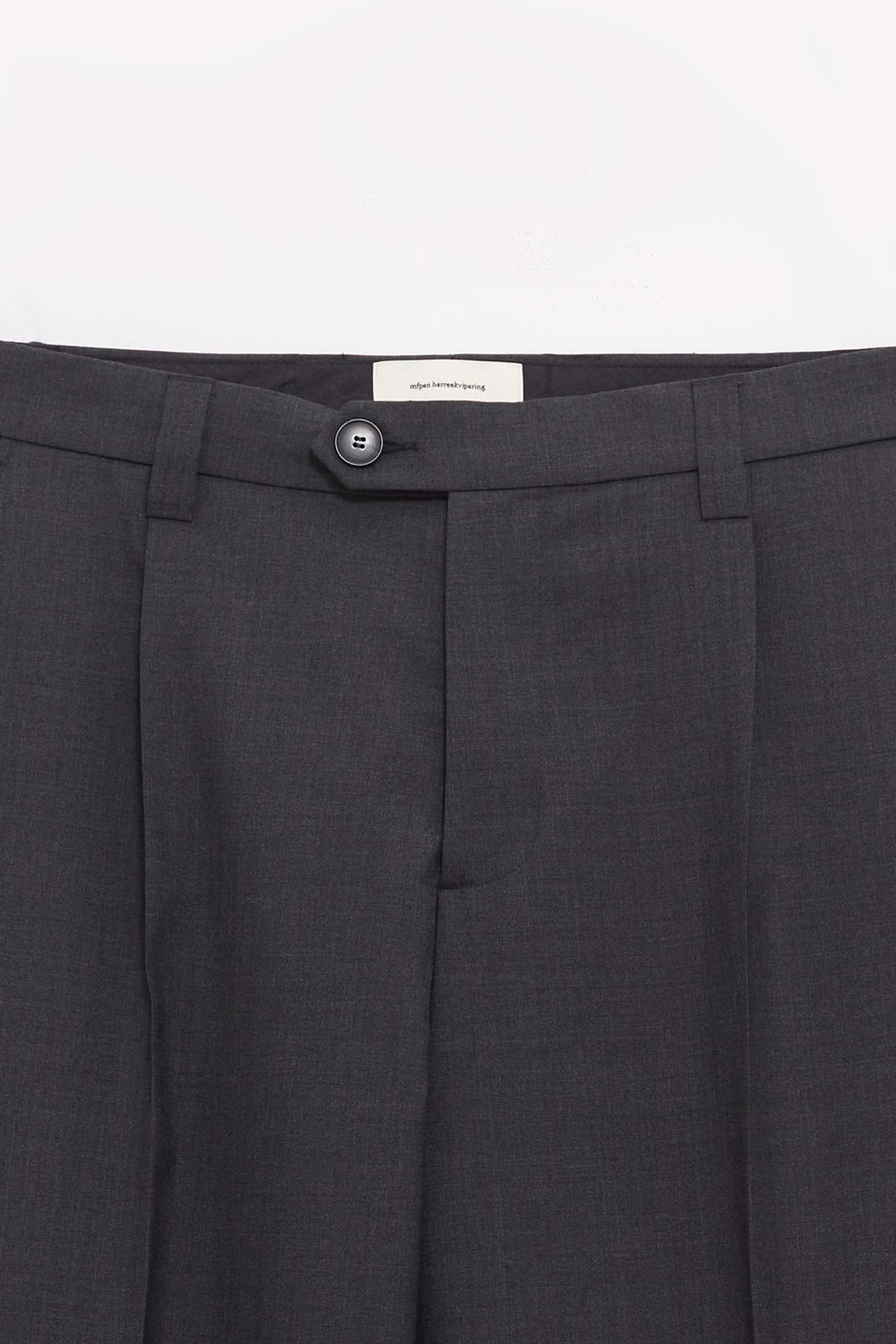MFPEN DARK GREY TROPICAL WOOL SERVICE TROUSERS
