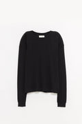 MFPEN BLACK LACE STRIPE RELAXED LS T SHIRT