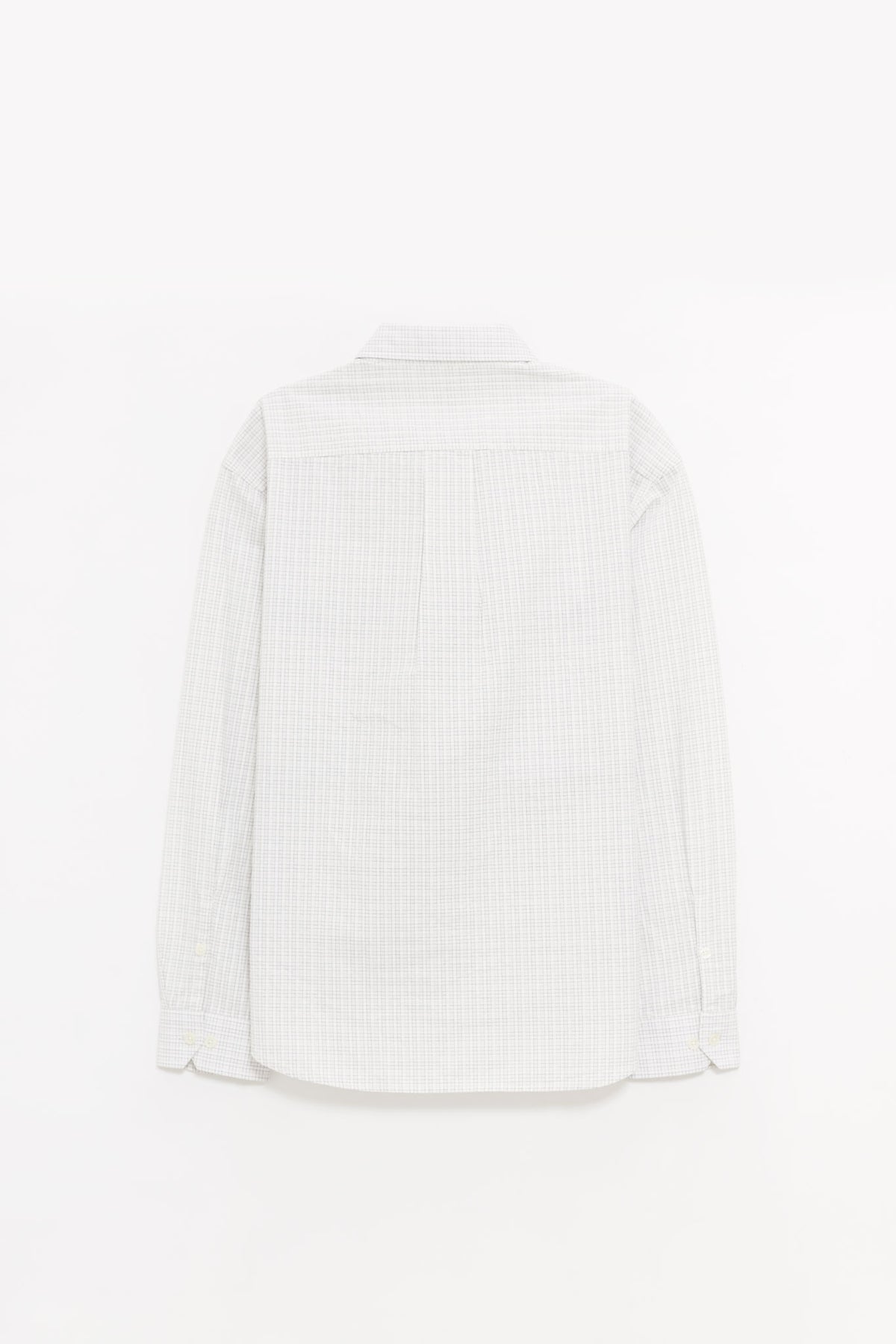 MFPEN WHITE CONNECTION CHECK GENEROUS SHIRT