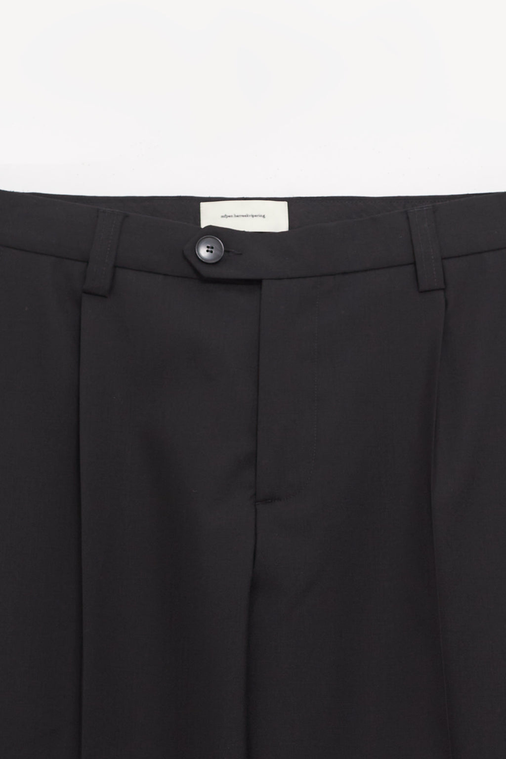 MFPEN BLACK TROPICAL WOOL SERVICE TROUSERS